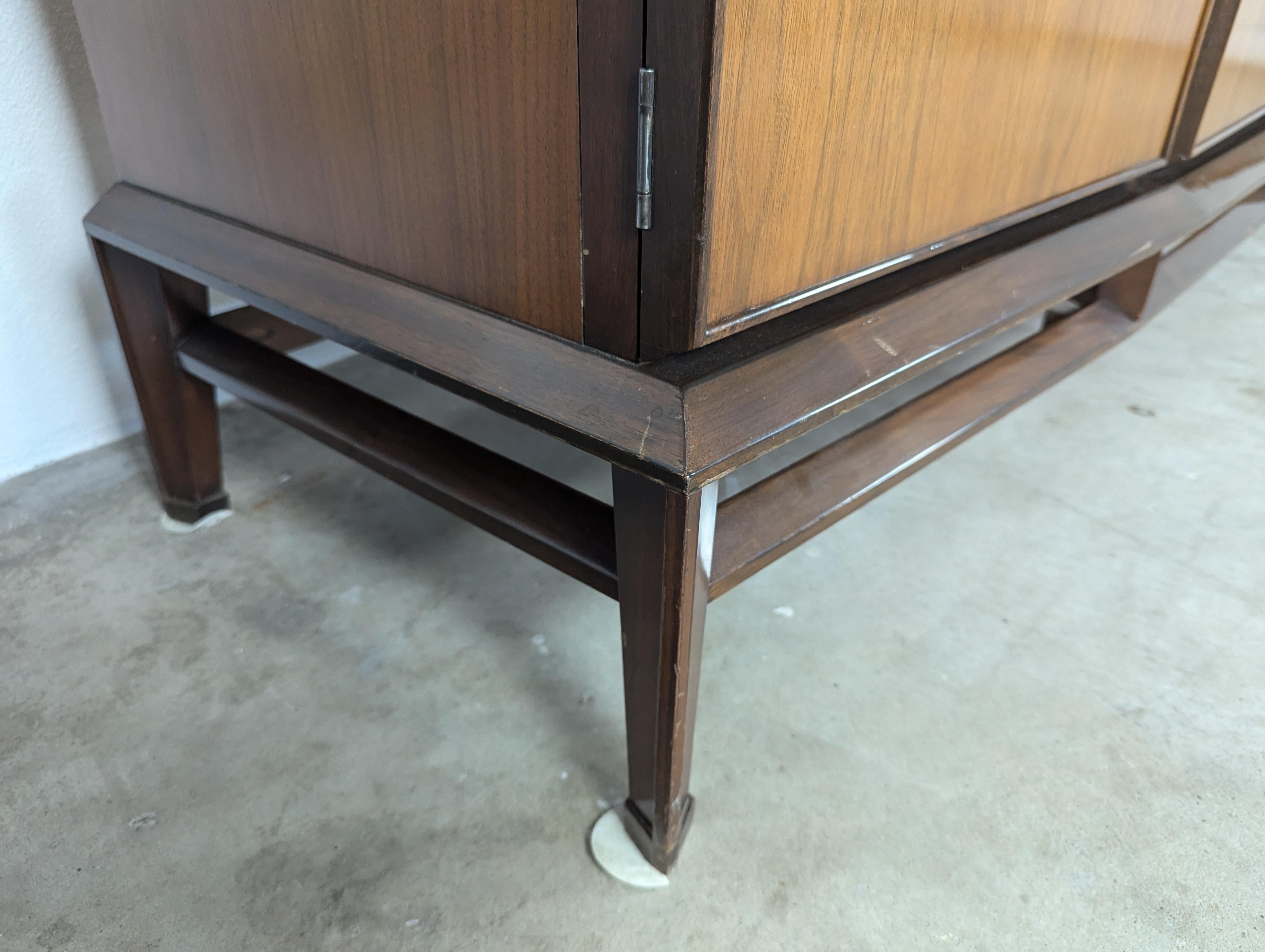 Mid Century Walnut & Burl Lowboy Credenza/Buffet by Helen & Hobey Baker, c1960s 3