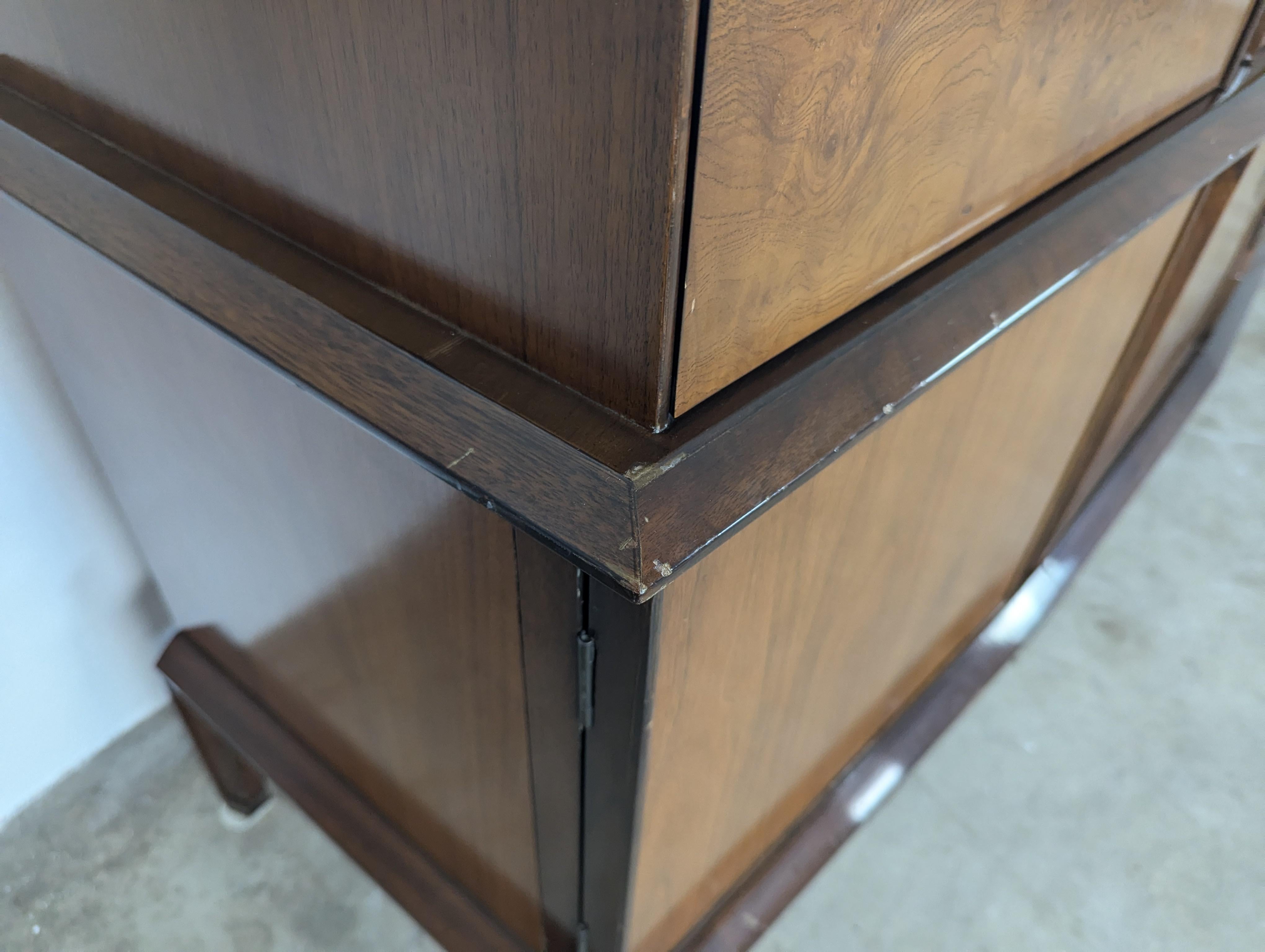 Mid Century Walnut & Burl Lowboy Credenza/Buffet by Helen & Hobey Baker, c1960s 6