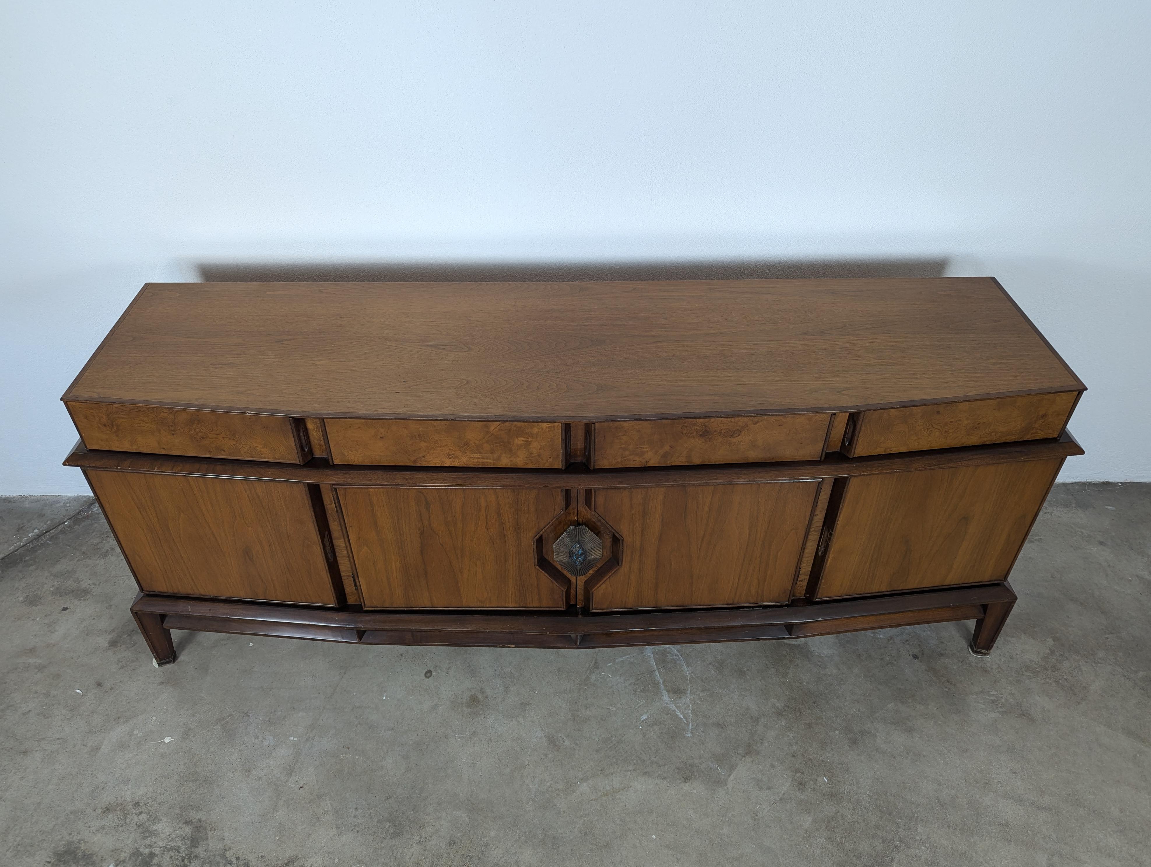 Mid Century Walnut & Burl Lowboy Credenza/Buffet by Helen & Hobey Baker, c1960s 2