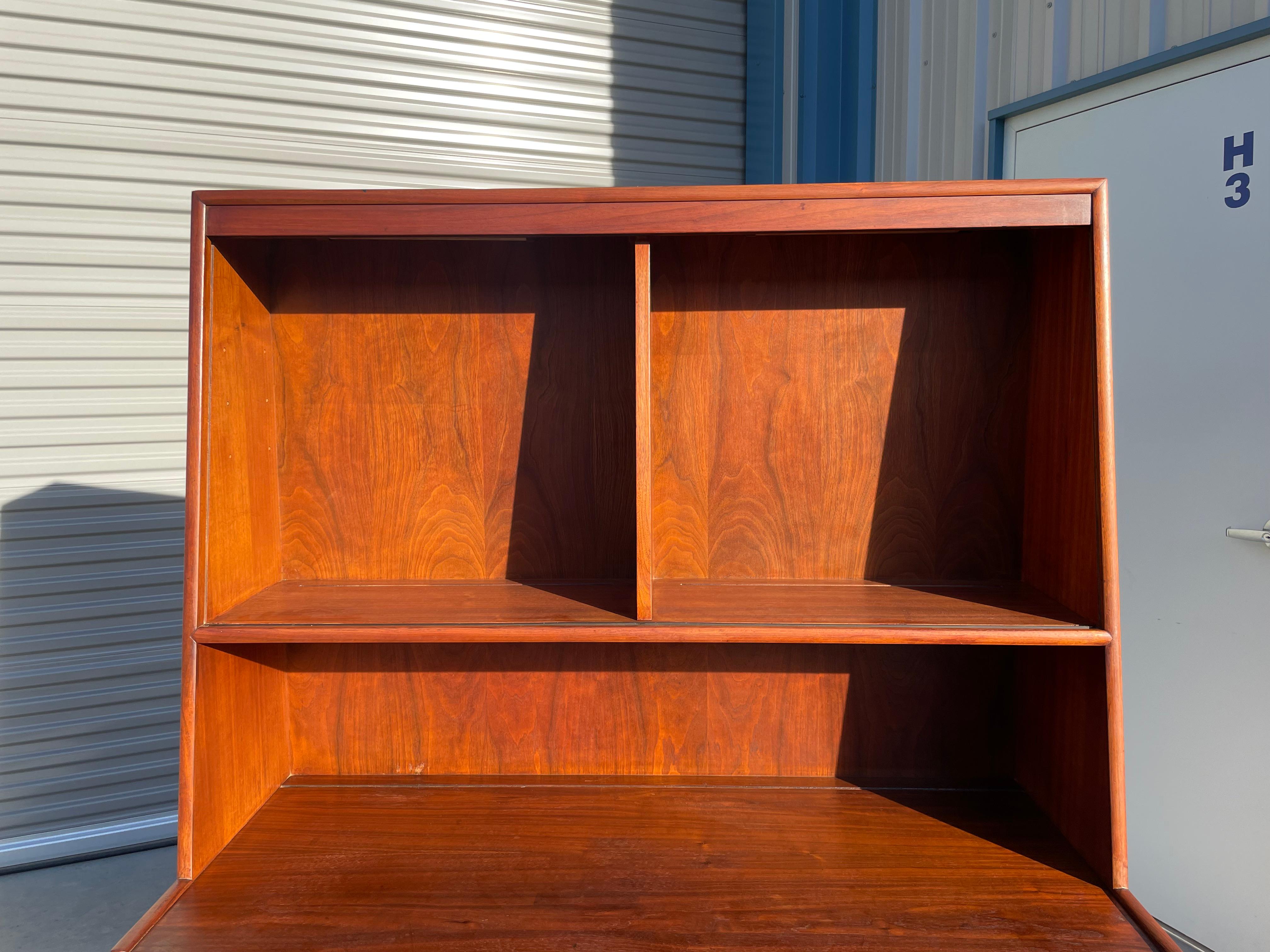 Midcentury Walnut Cabinet by Kipp Stewart for Drexel For Sale 7