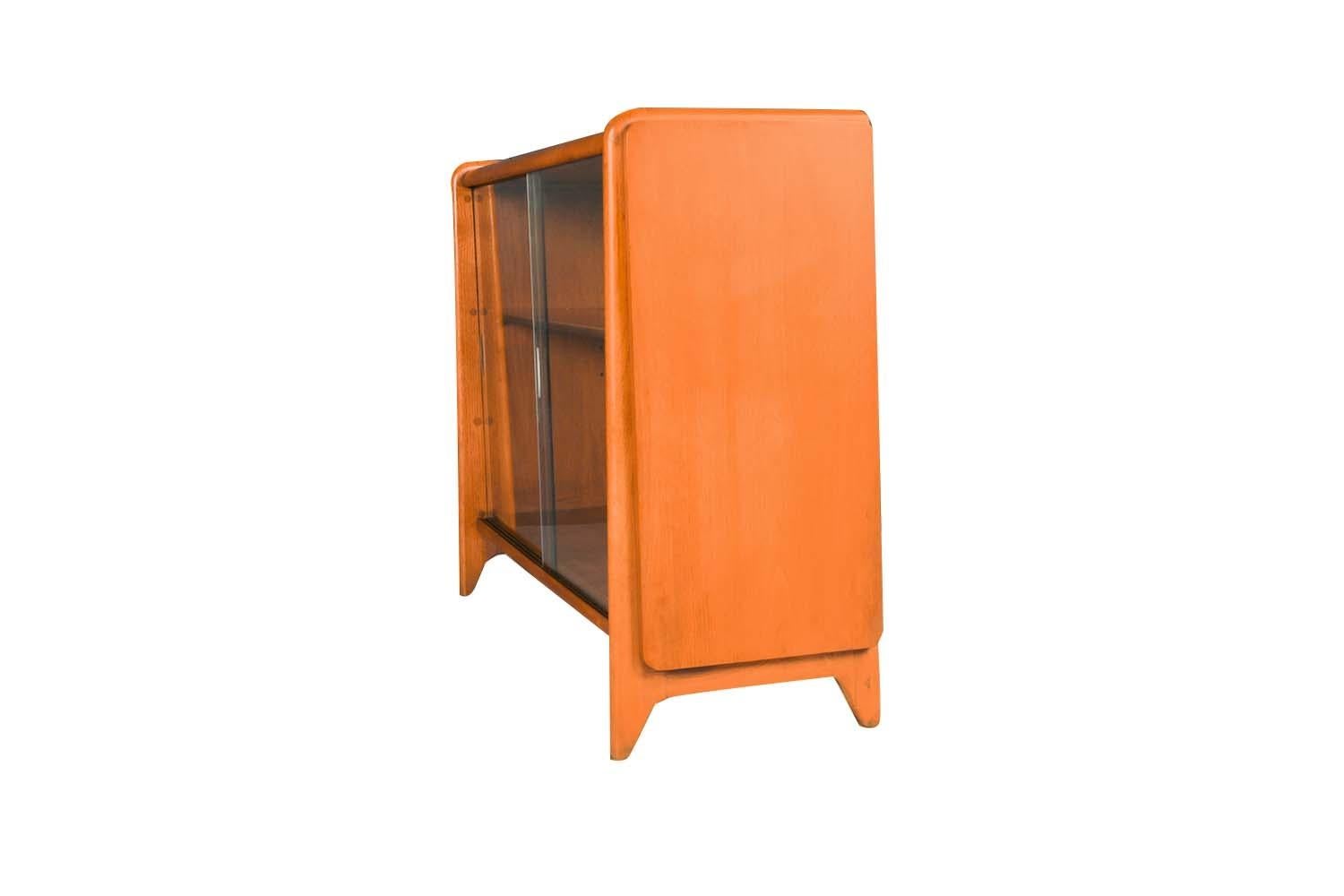 Mid-Century Walnut Cabinet John Van Koert Drexel Projection In Good Condition In Baltimore, MD