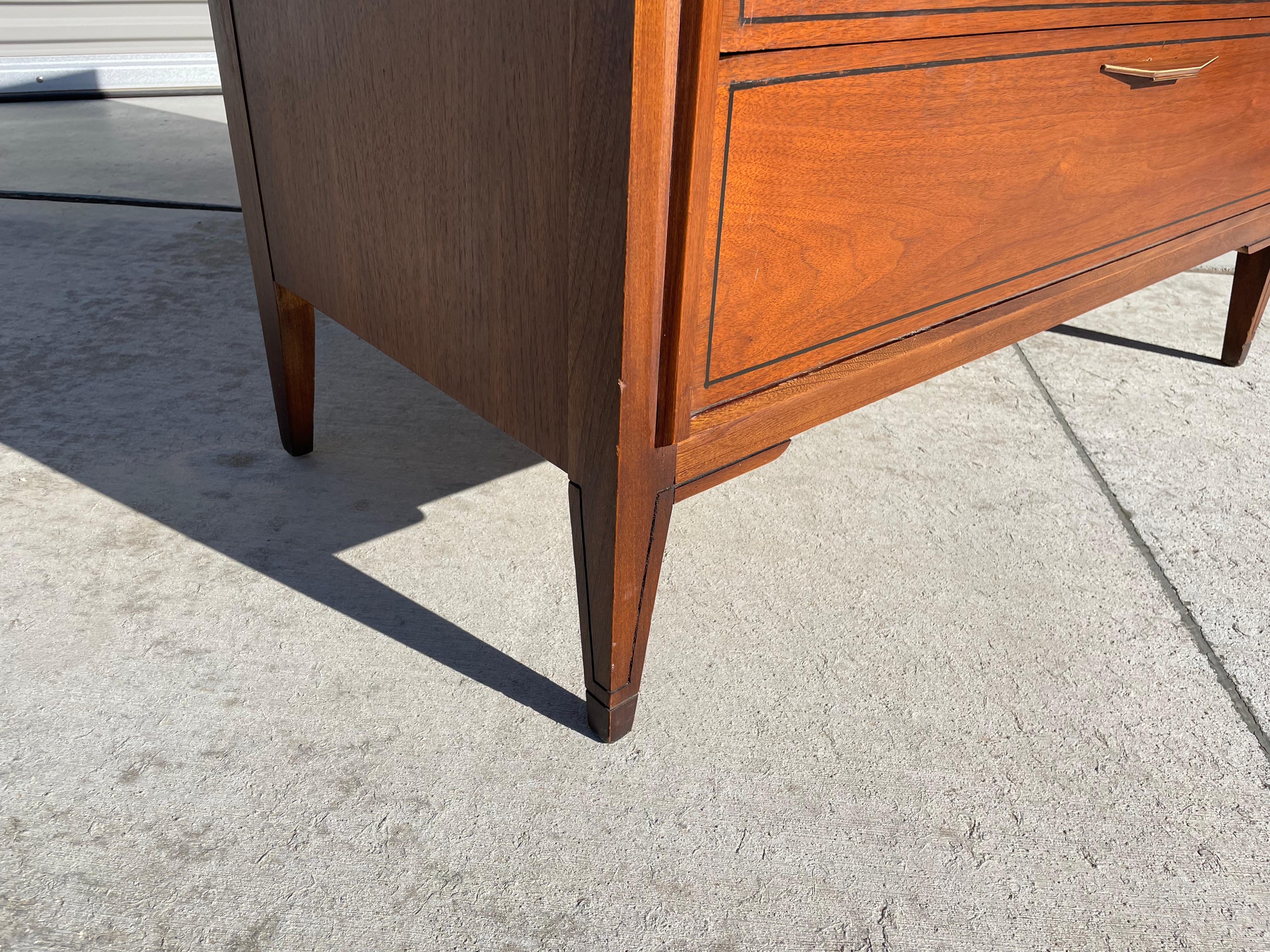 Midcentury Walnut Chest by Kent Coffey Tempo 6