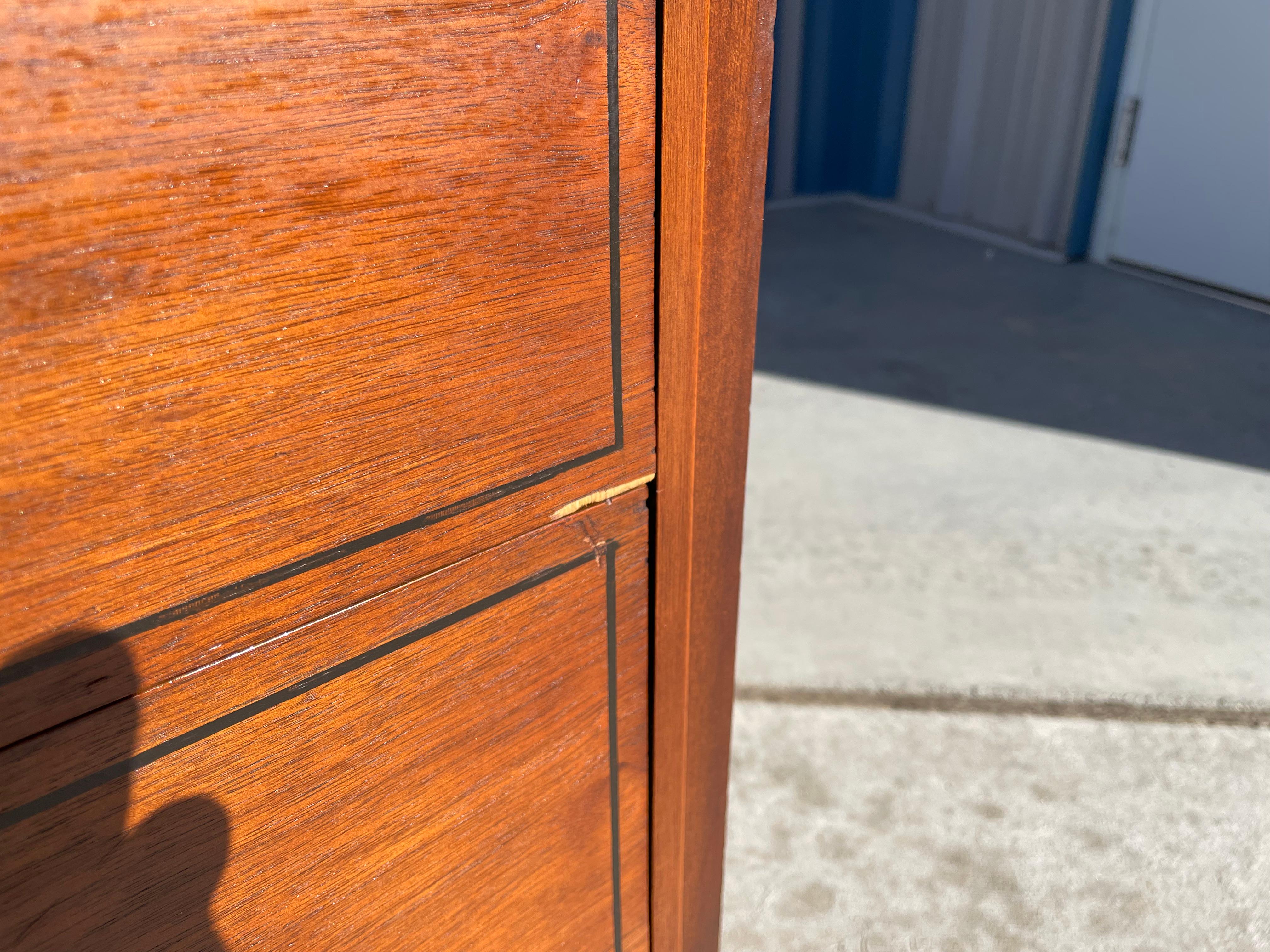 Midcentury Walnut Chest by Kent Coffey Tempo 11