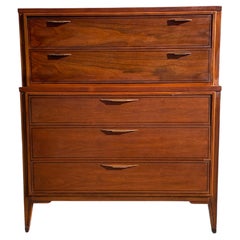 Used Midcentury Walnut Chest by Kent Coffey Tempo