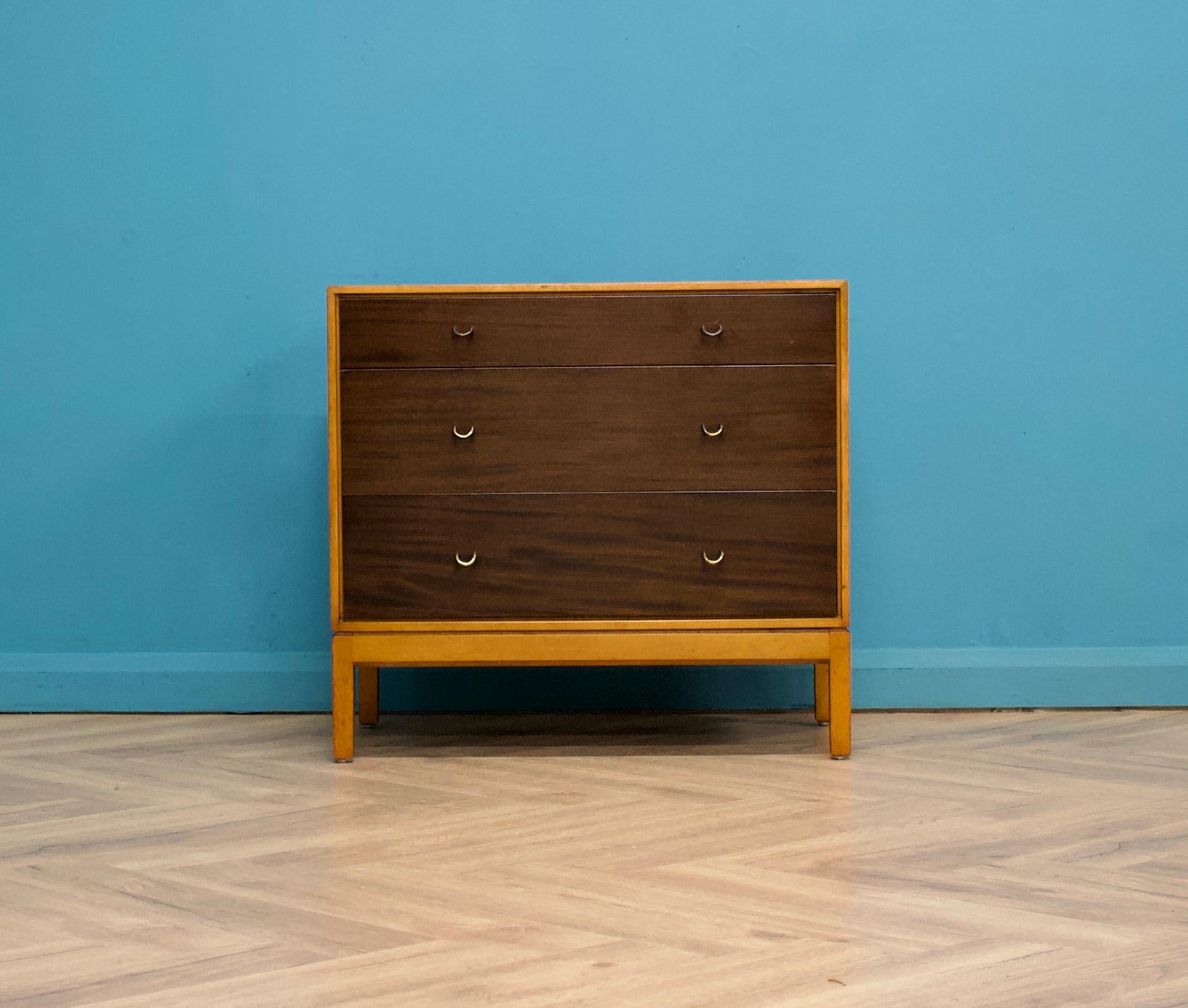 Mid-Century Modern Mid Century Walnut Chest of Drawers from Stag John & Sylvia Reid, 1960s For Sale