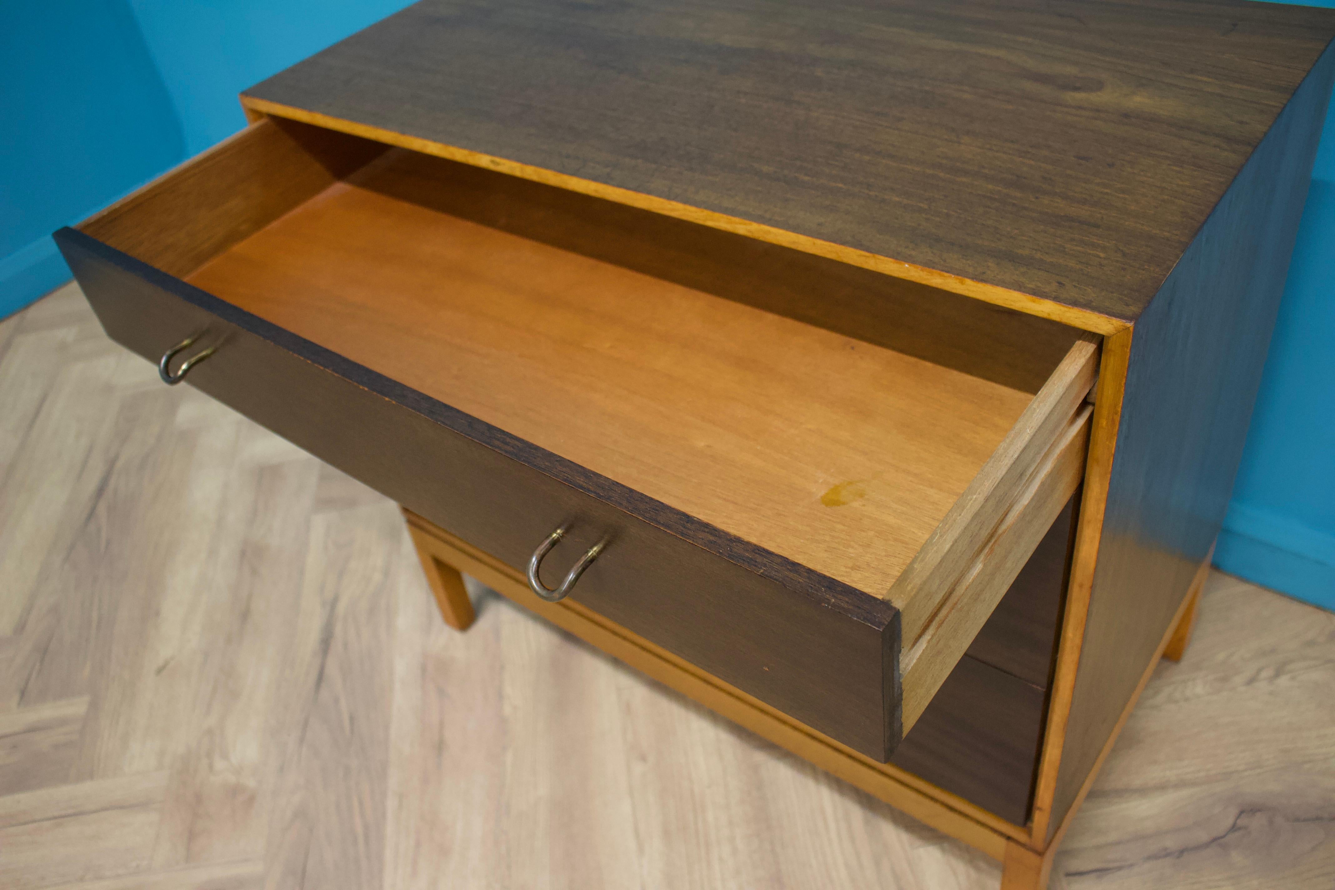 Teak Mid Century Walnut Chest of Drawers from Stag John & Sylvia Reid, 1960s For Sale