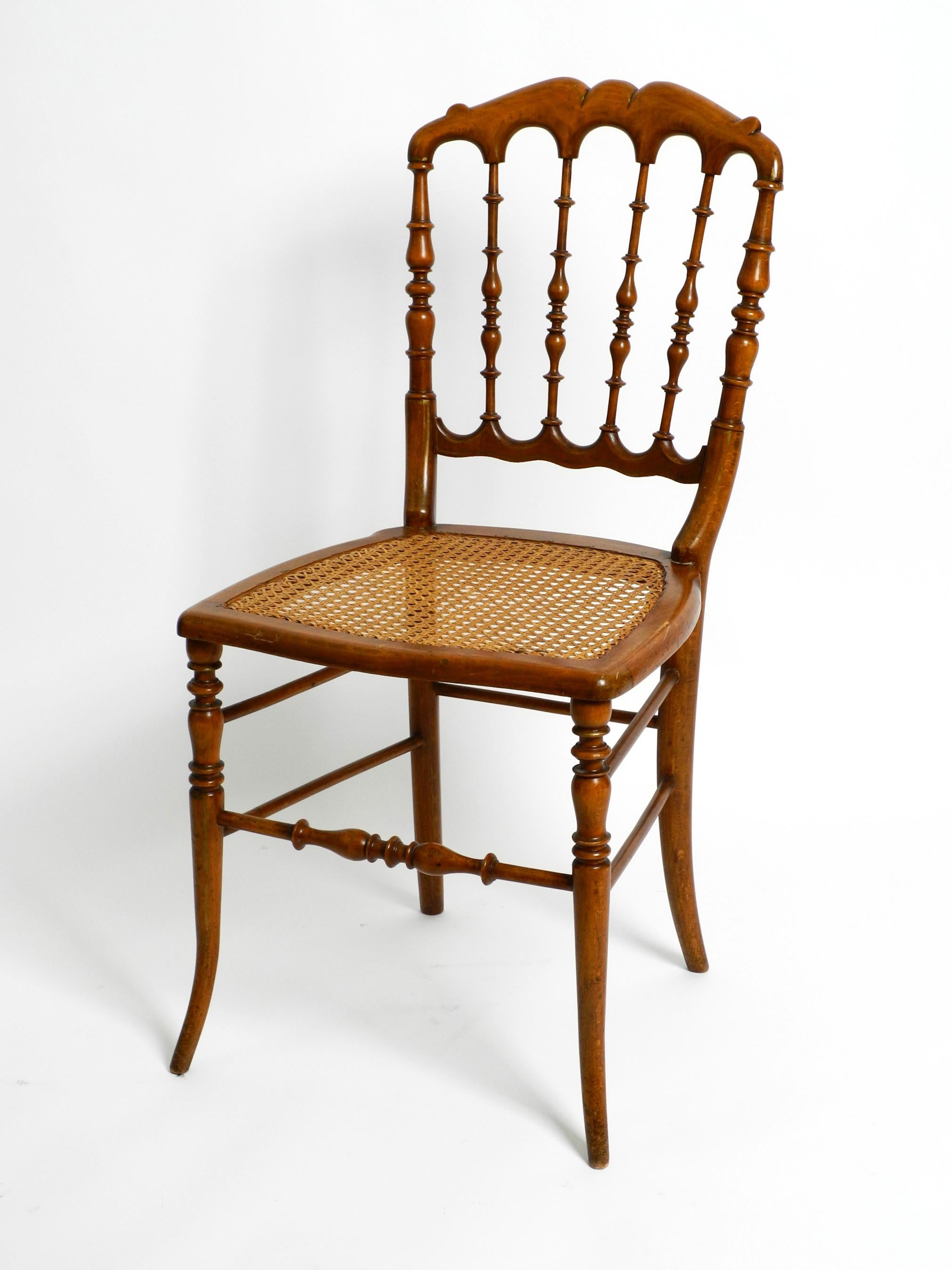 Mid-Century Walnut Chiavari Chair Based on a Design by Giuseppe Gaetano Descalzi 13