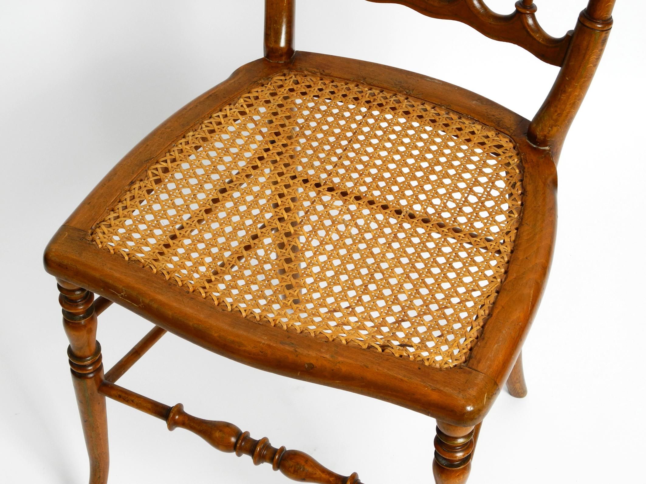 Mid-20th Century Mid-Century Walnut Chiavari Chair Based on a Design by Giuseppe Gaetano Descalzi