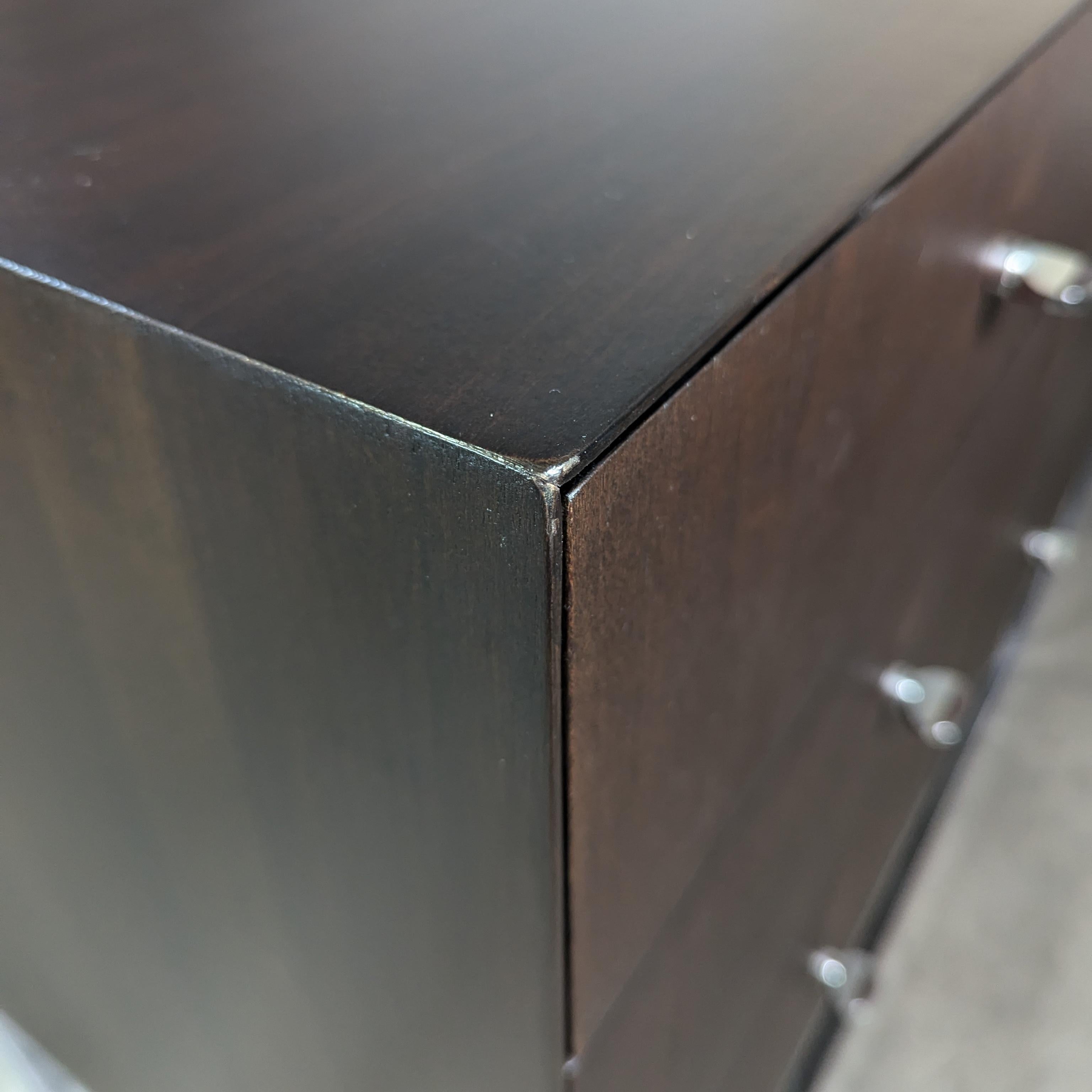 Mid Century Walnut & Chrome 10-Drawer Dresser/Sideboard by Kipp Stewart, c1960s 2