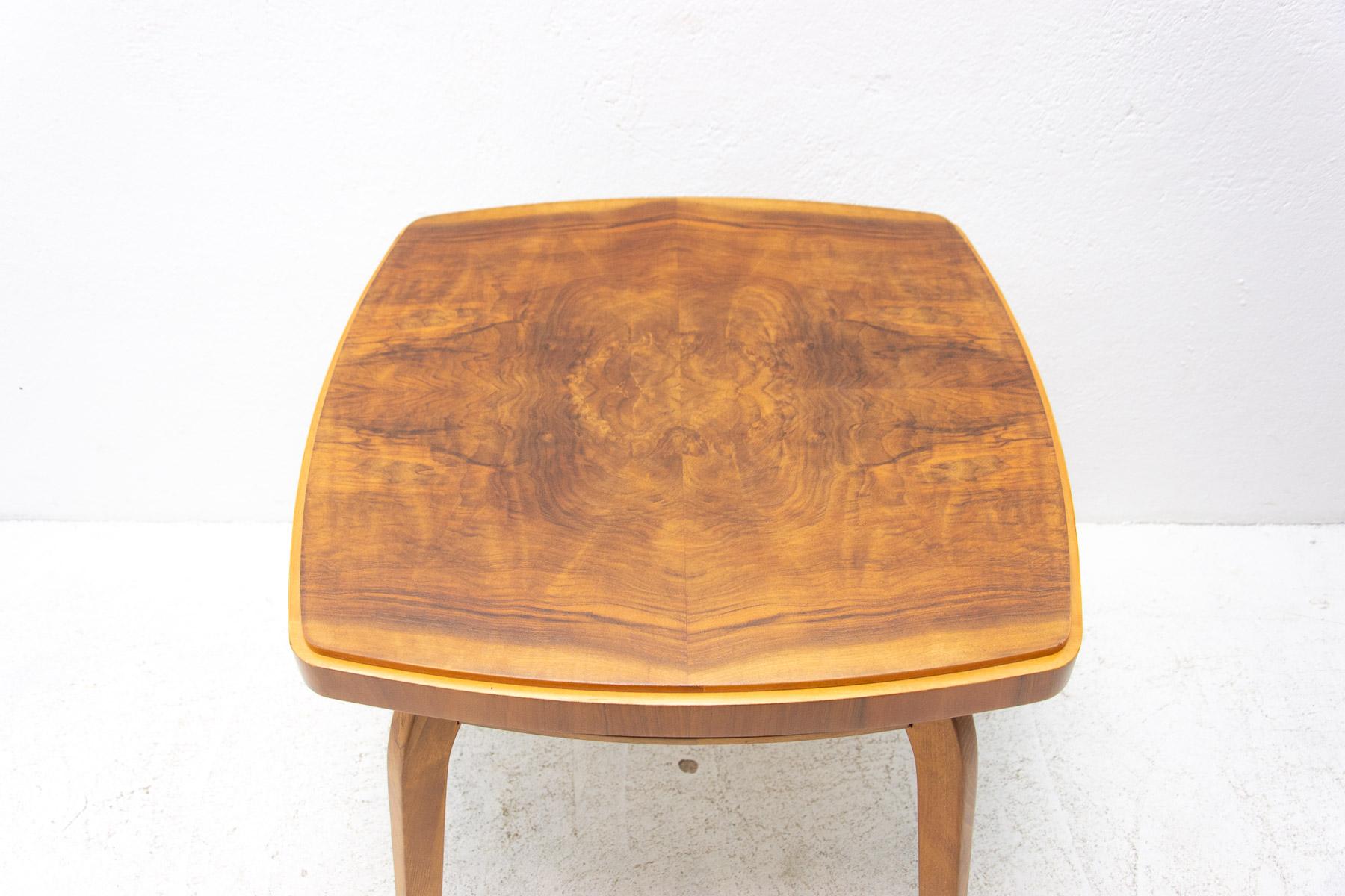 Wood Mid Century Walnut Coffee Table by Frantisek Jirak, 1960´s