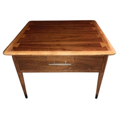 Mid-Century Walnut Commode Table by Lane, Acclaim