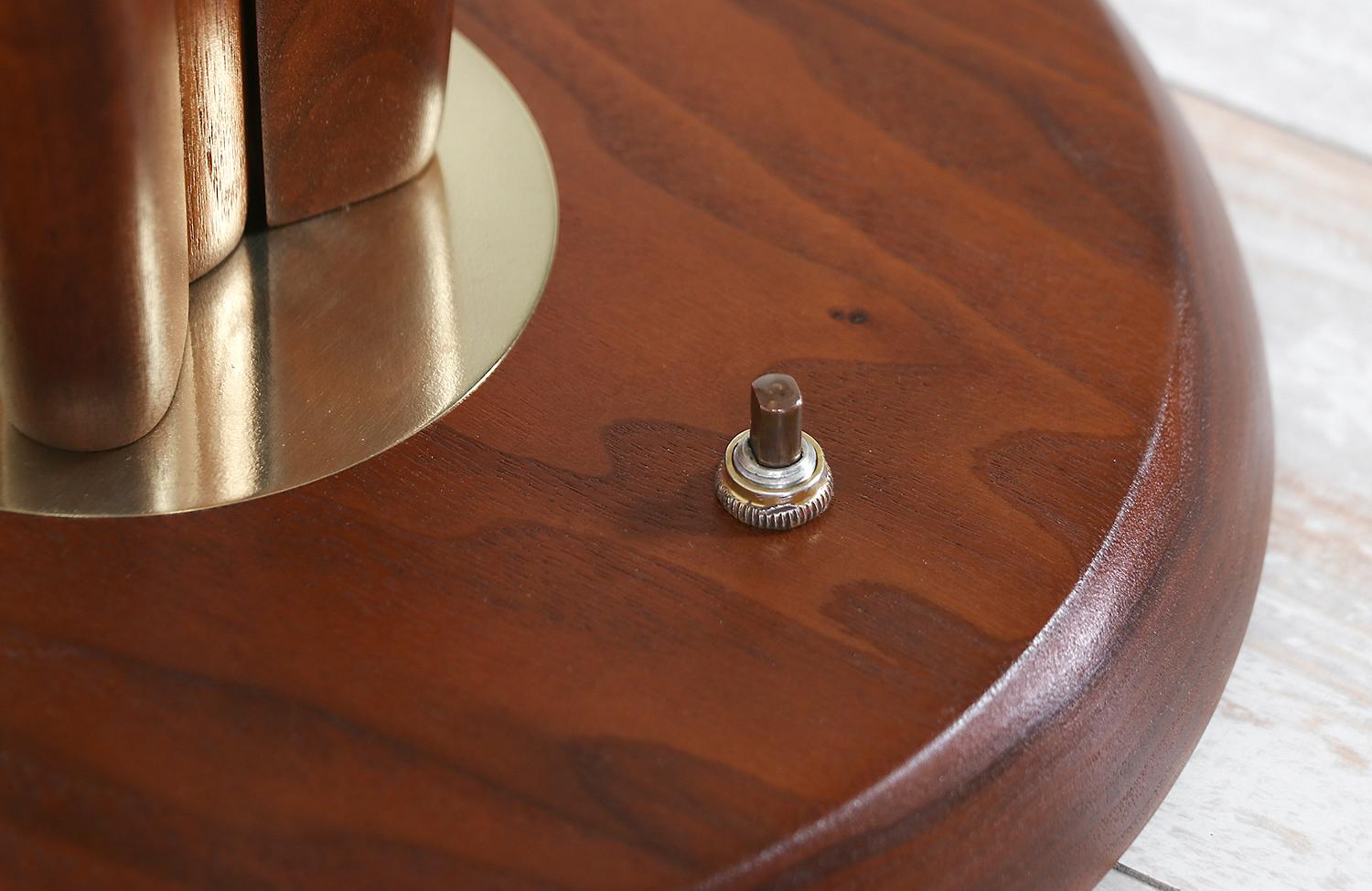Brass Midcentury Walnut 