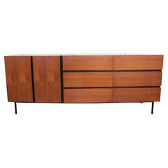 Mid-Century Walnut Credenza by American of Martinsville, 1960s