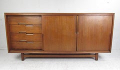 Mid-Century Walnut Credenza by Cavalier Furniture