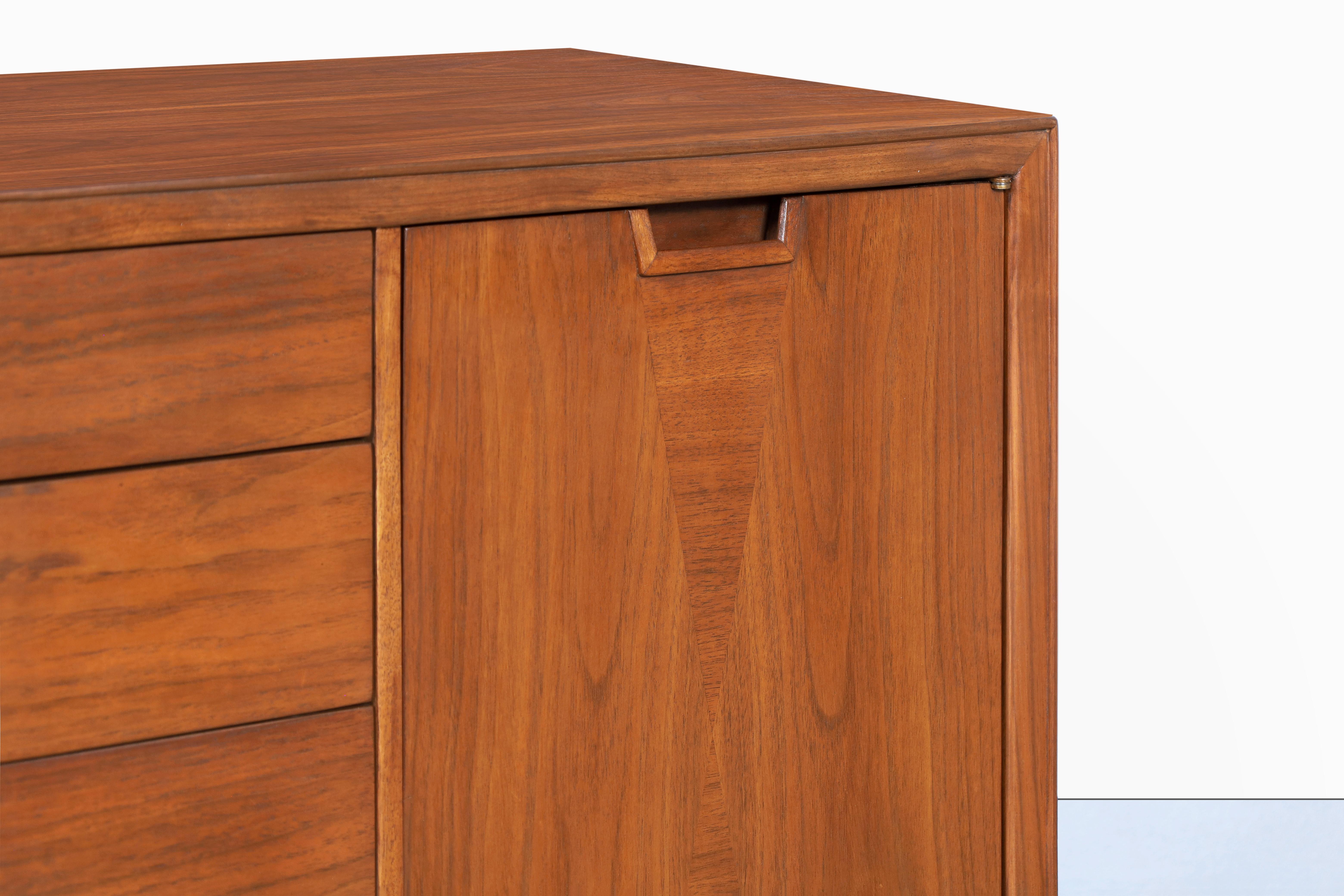 Mid-Century Walnut Credenza by John Stuart Inc. 3