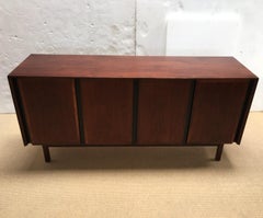 Midcentury Walnut Credenza by Merton Gershun for Dillingham
