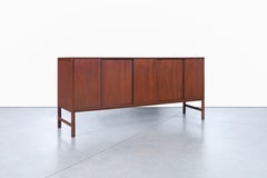 Mid-Century Walnut Credenza by Raymond Sobota for Mount Airy