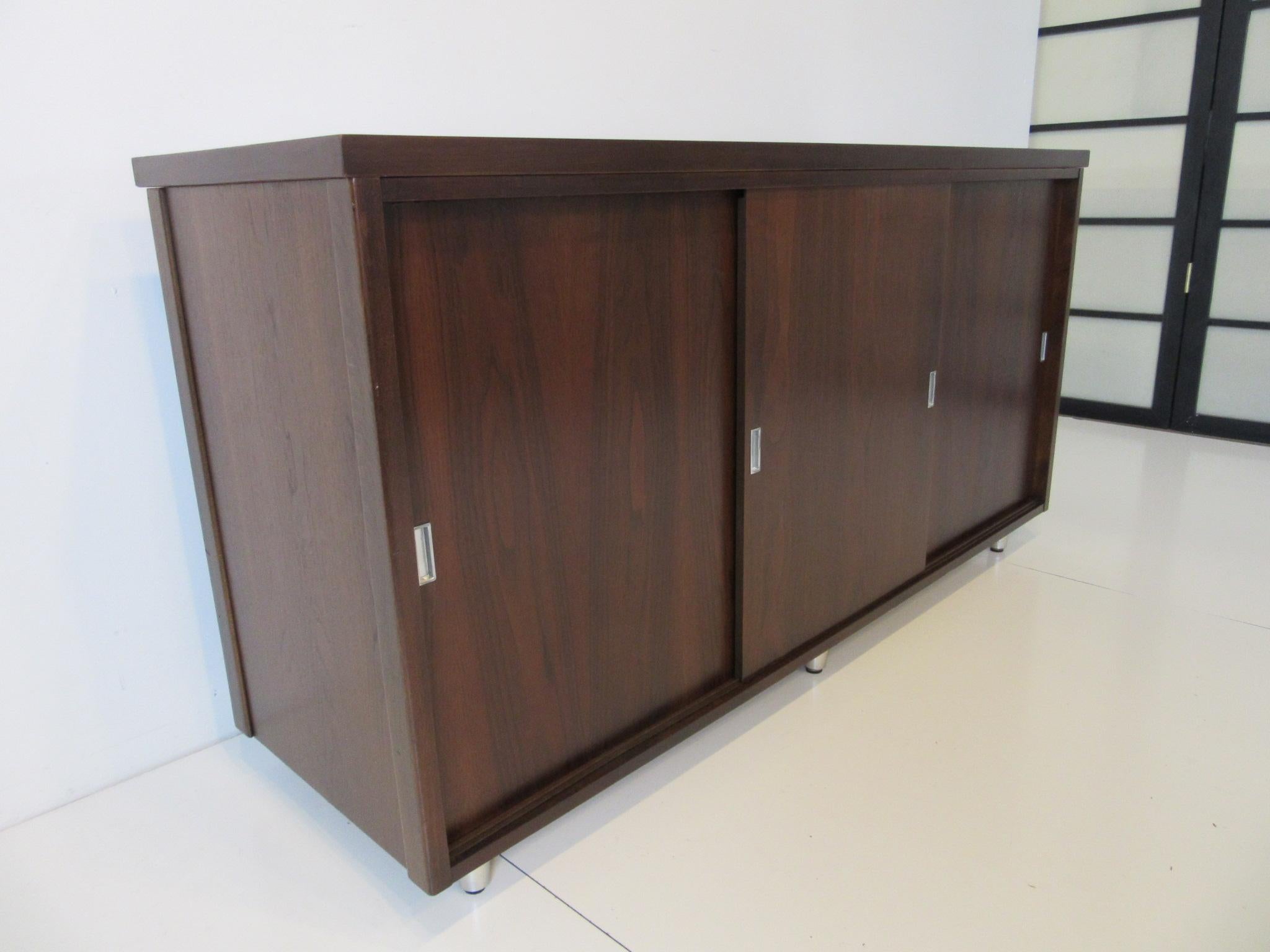 Mid-Century Modern Midcentury Walnut Credenza by The Alma Furniture Company