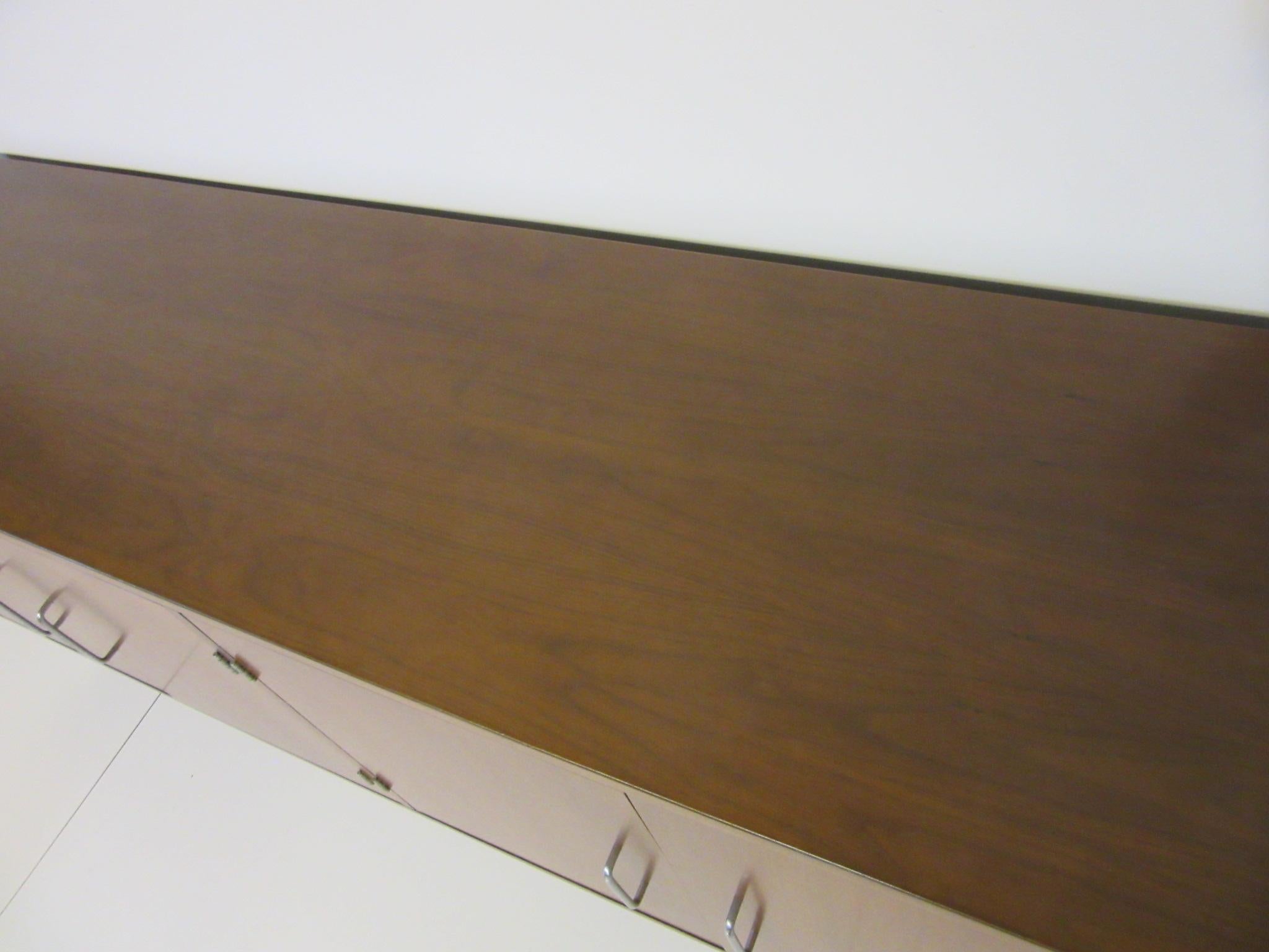 Midcentury Walnut Credenza in the Style of Jens Risom 2