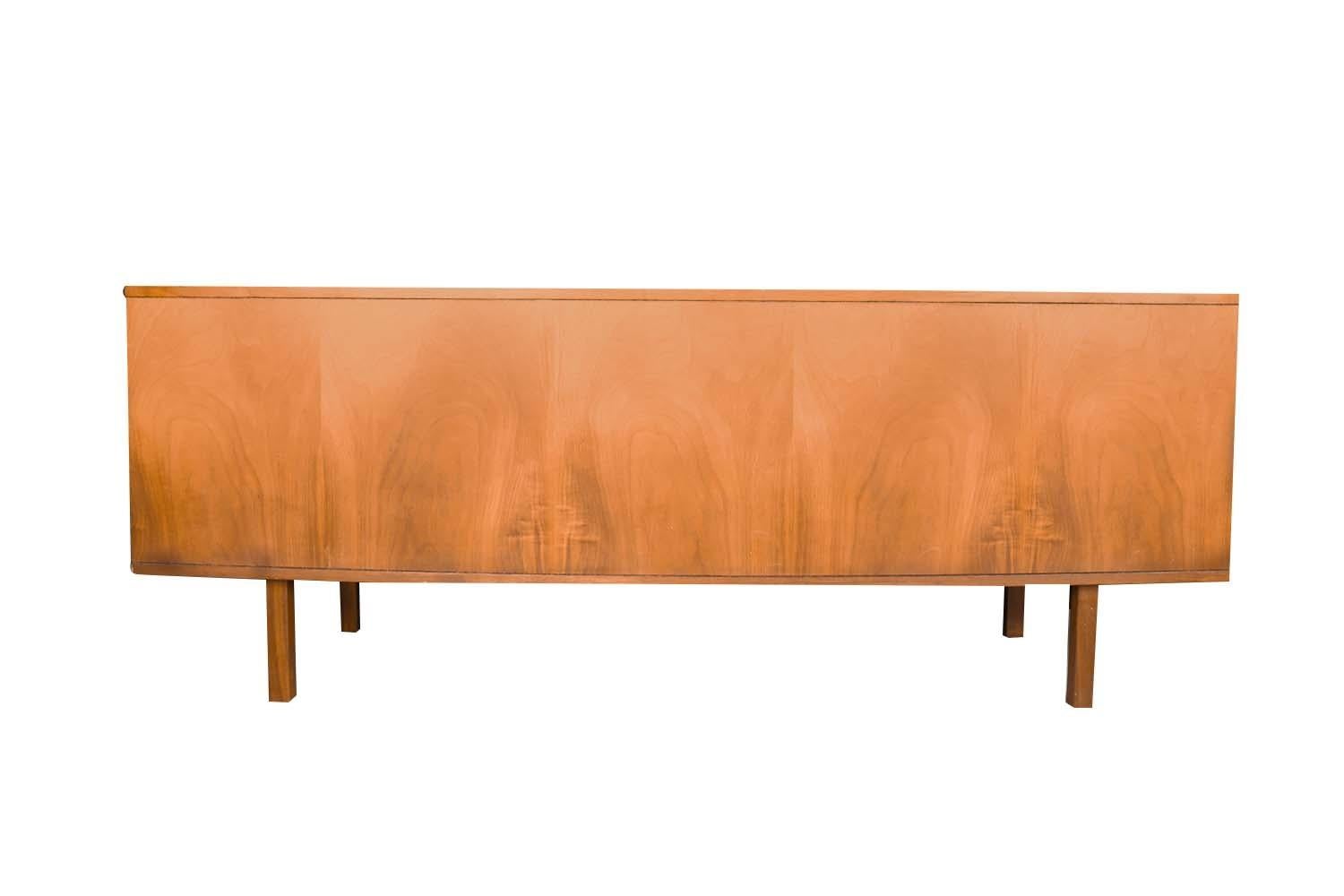 Mid-Century Walnut Credenza Jens Risom Style B. L. Marble Furniture Company 5