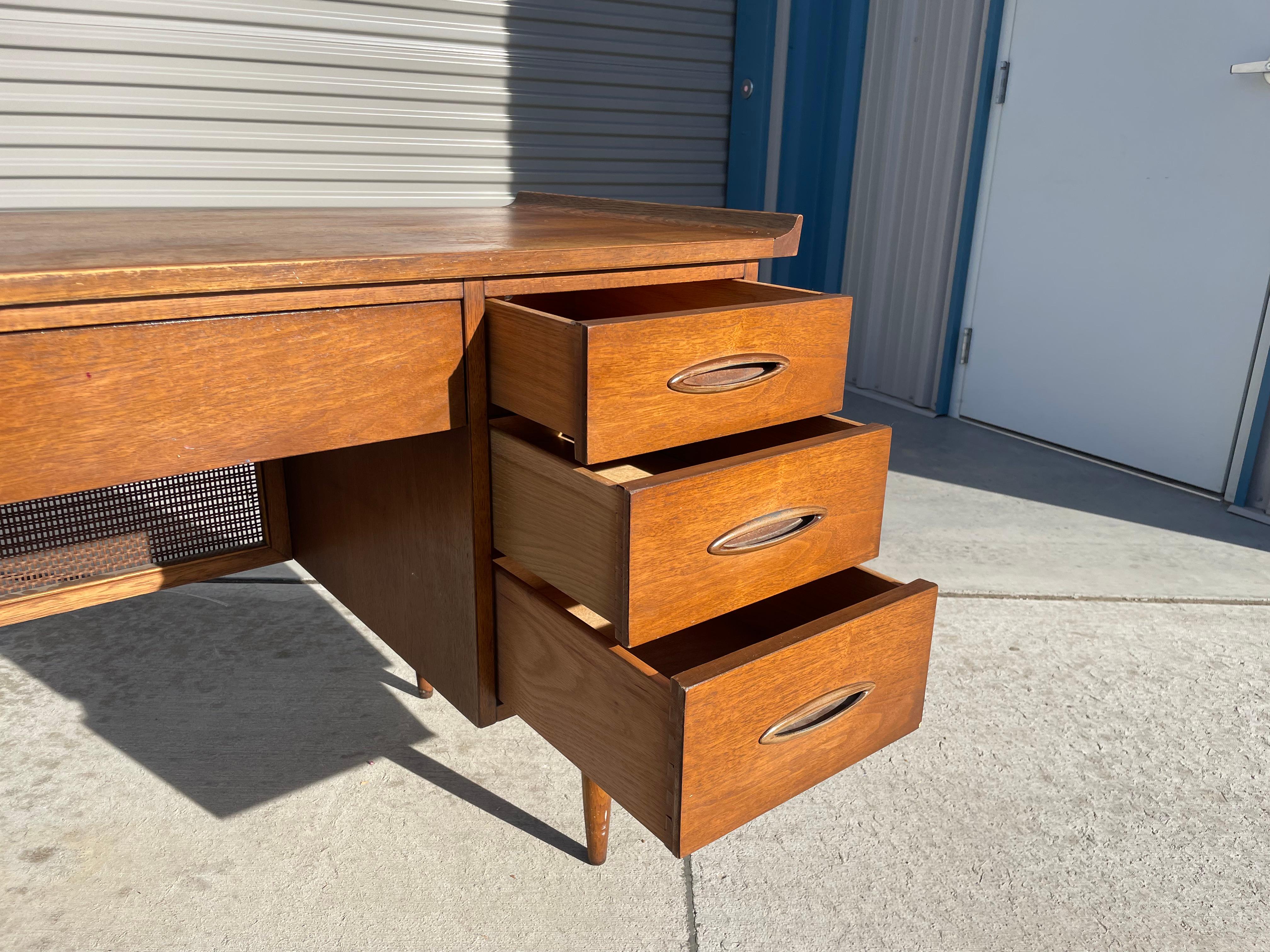 Midcentury Walnut Desk by Broyhill 3