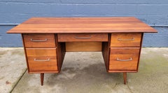 Mid-Century Walnut Desk by Prelude Furniture "Ace Hi" Line