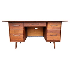 Mid-Century Walnut Desk by Prelude Furniture "Ace Hi" Line