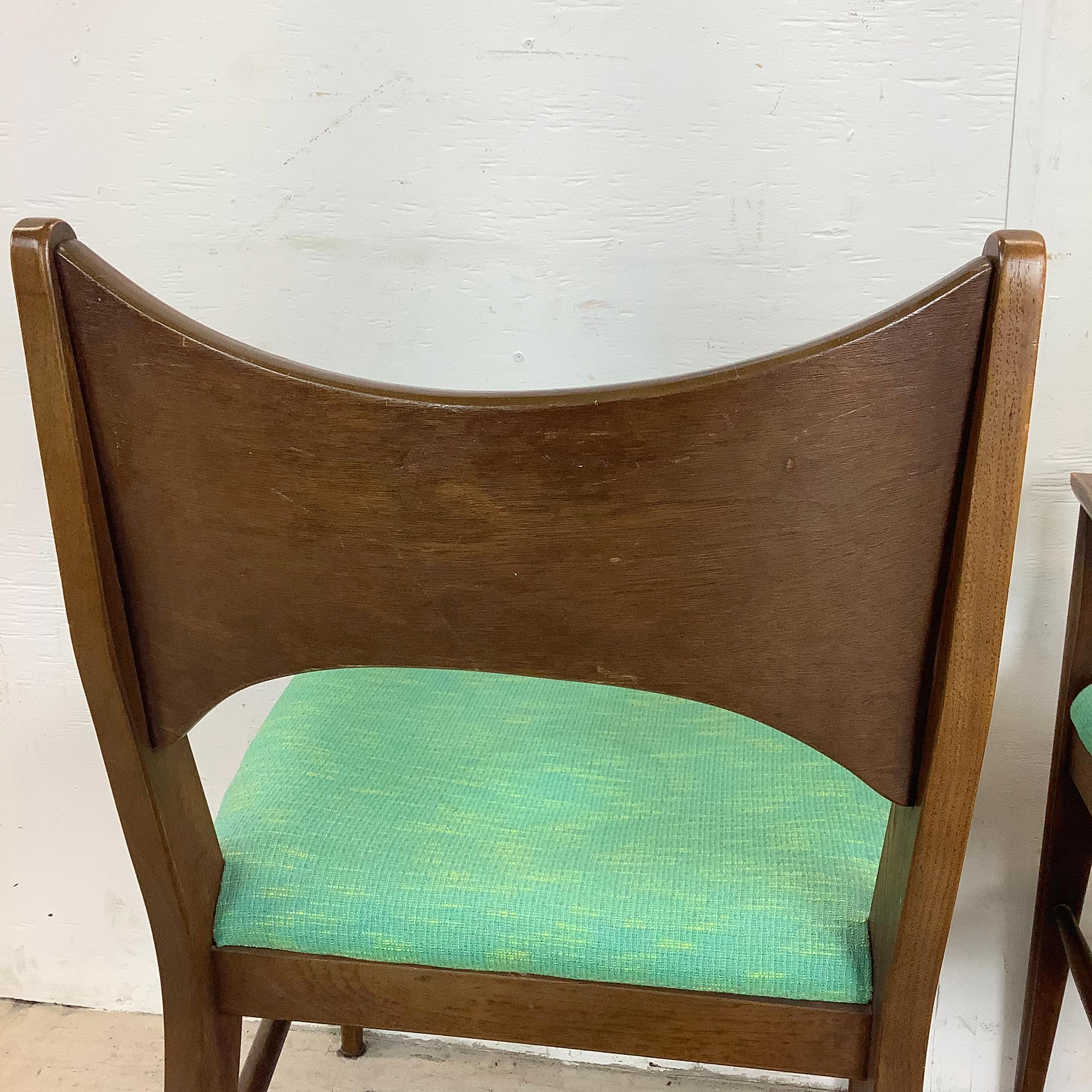 Mid-Century Walnut Dining Chairs by Broyhill Saga- 6 9