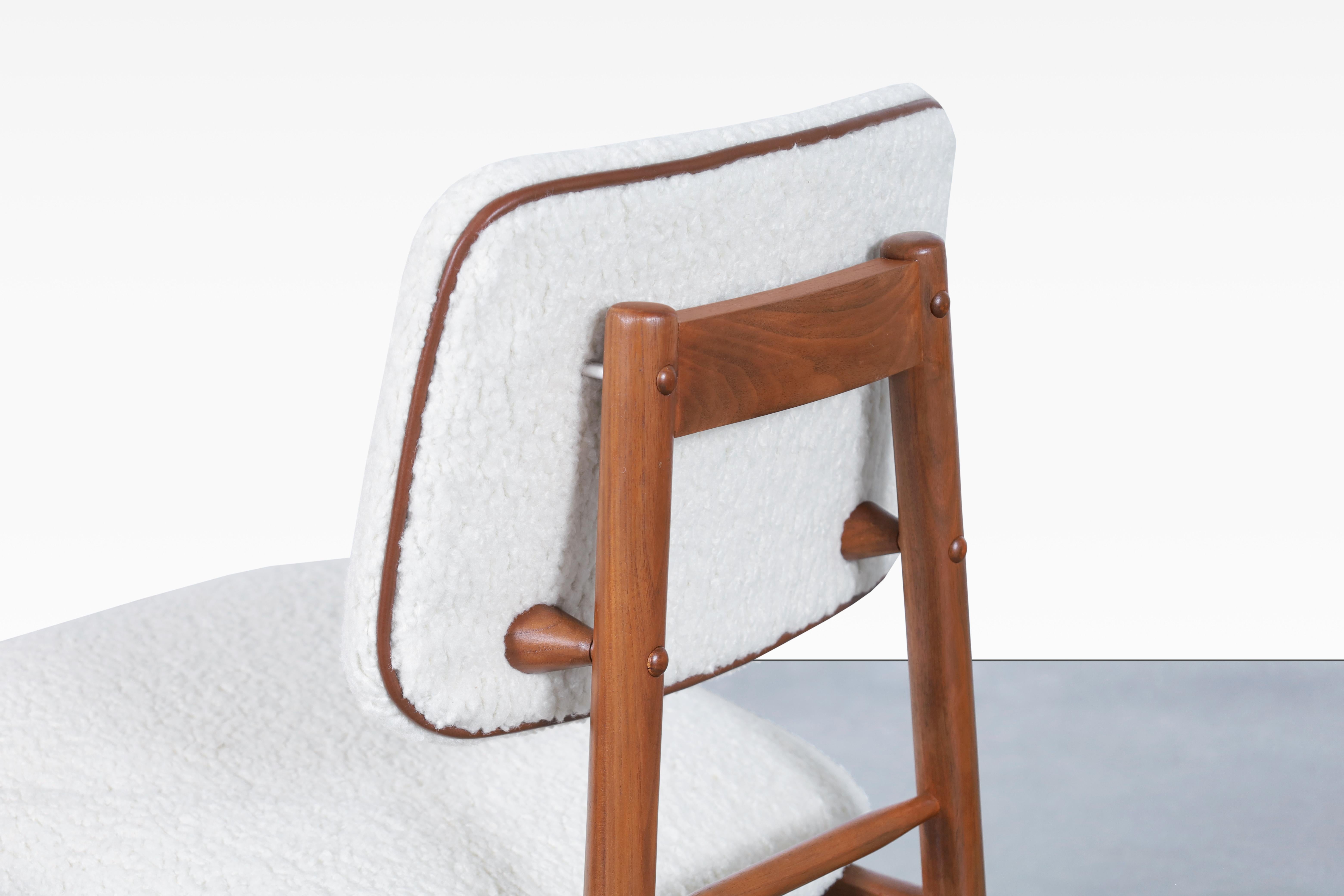 Mid Century Walnut Dining Chairs by Greta M. Grossman for Glenn of California For Sale 5