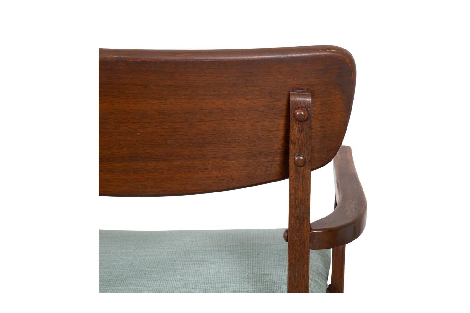 Mid-Century Walnut Dining Chairs 2