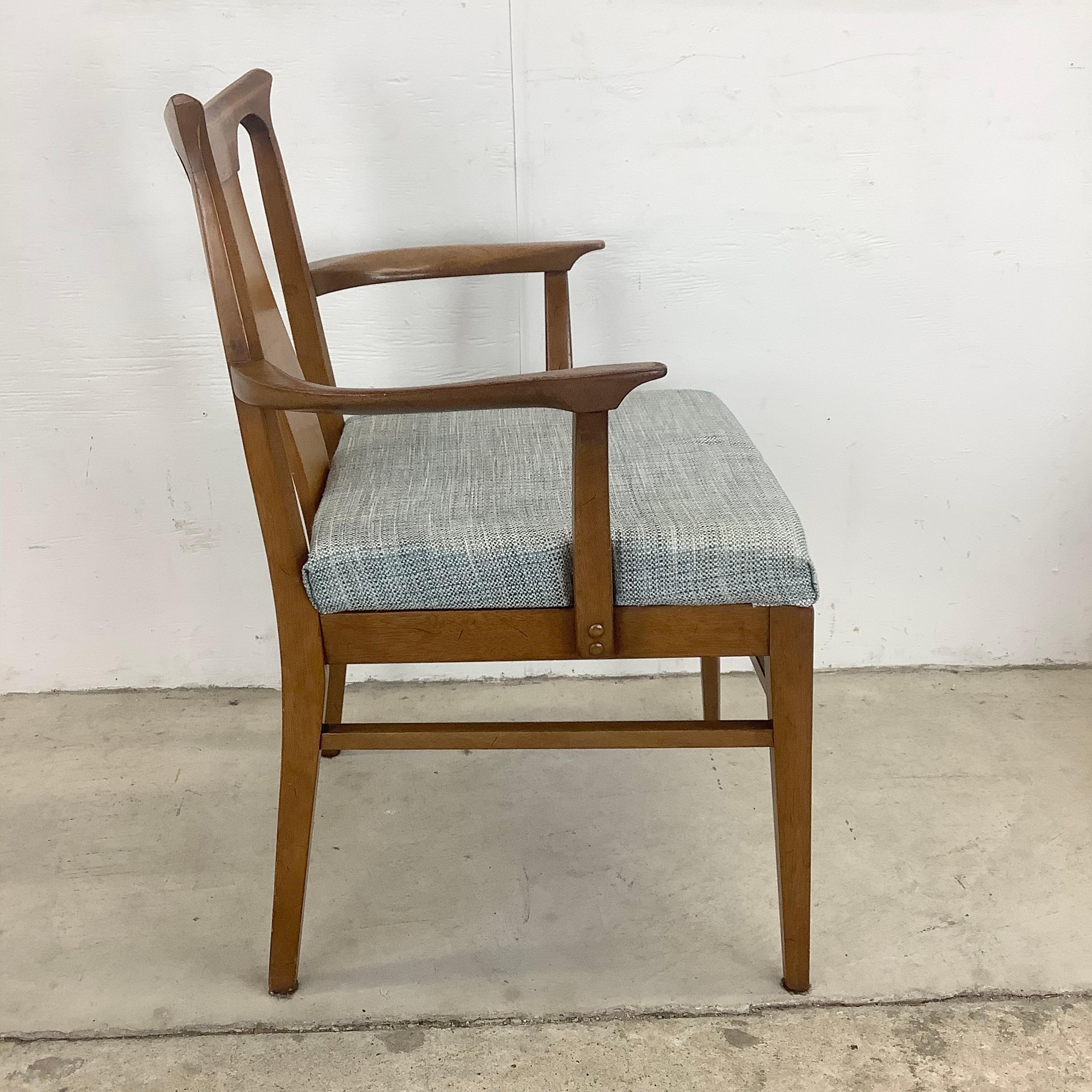 Mid-Century Walnut Dining Chairs From White Furniture- Set of Six 2