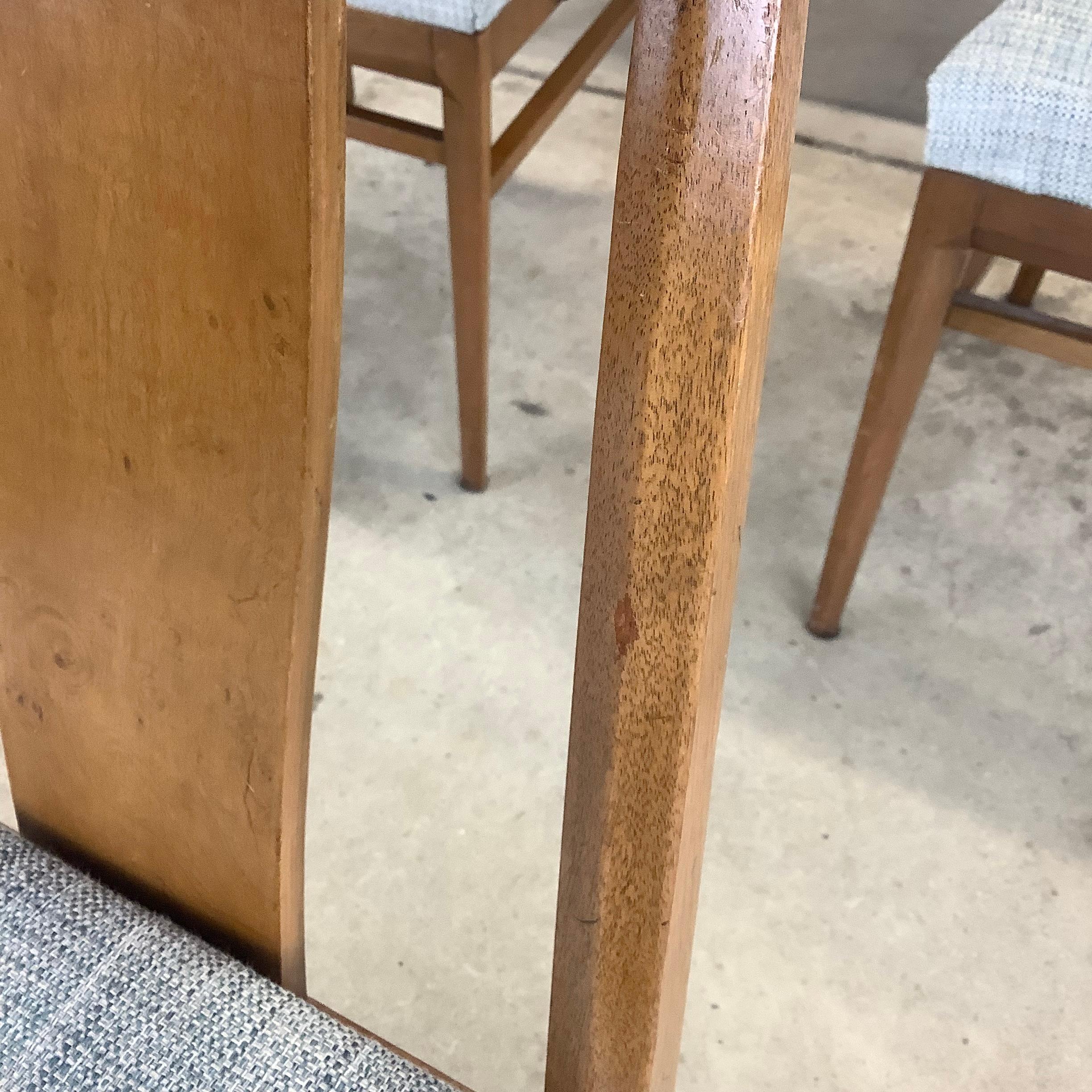 Mid-Century Walnut Dining Chairs From White Furniture- Set of Six 12
