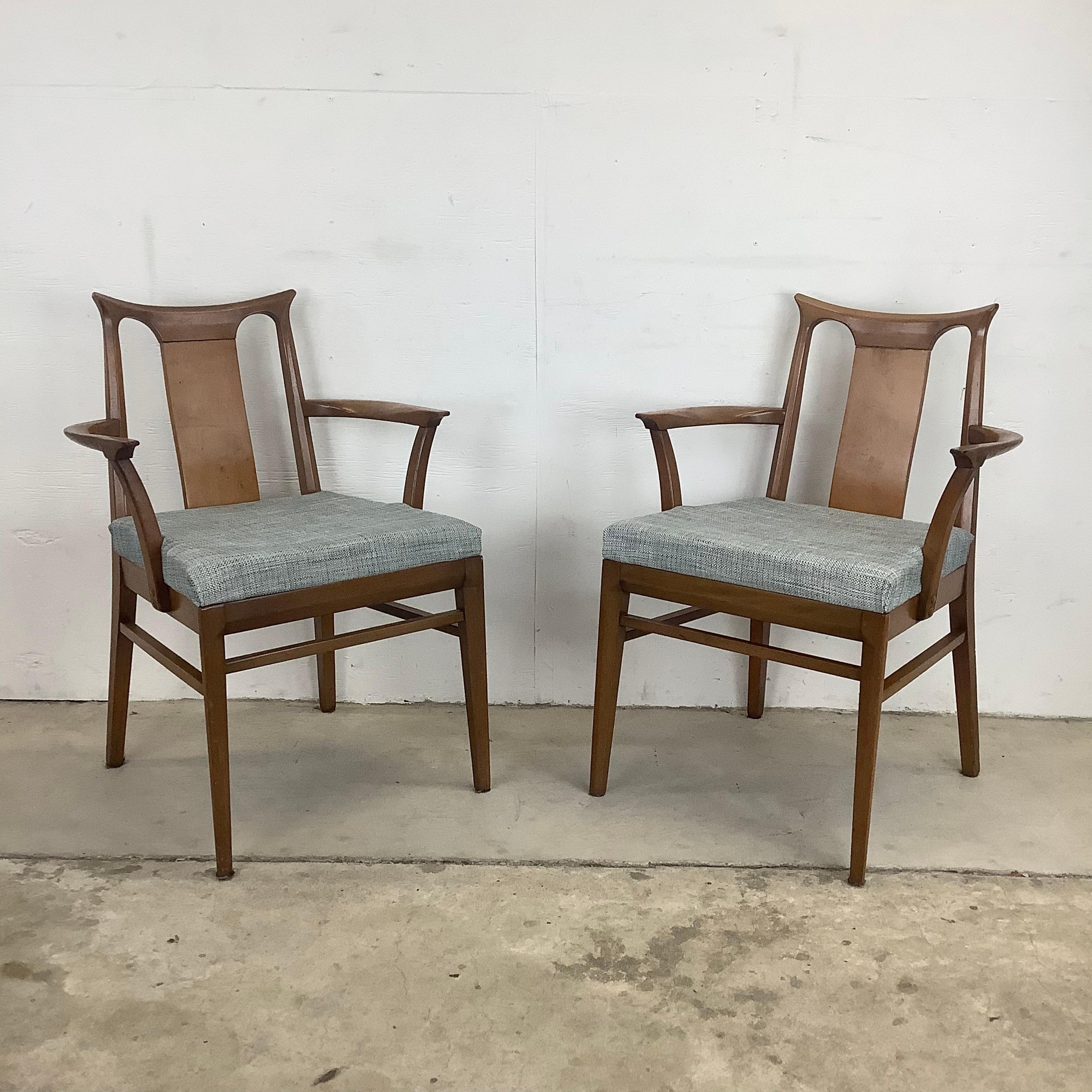 Mid-20th Century Mid-Century Walnut Dining Chairs From White Furniture- Set of Six