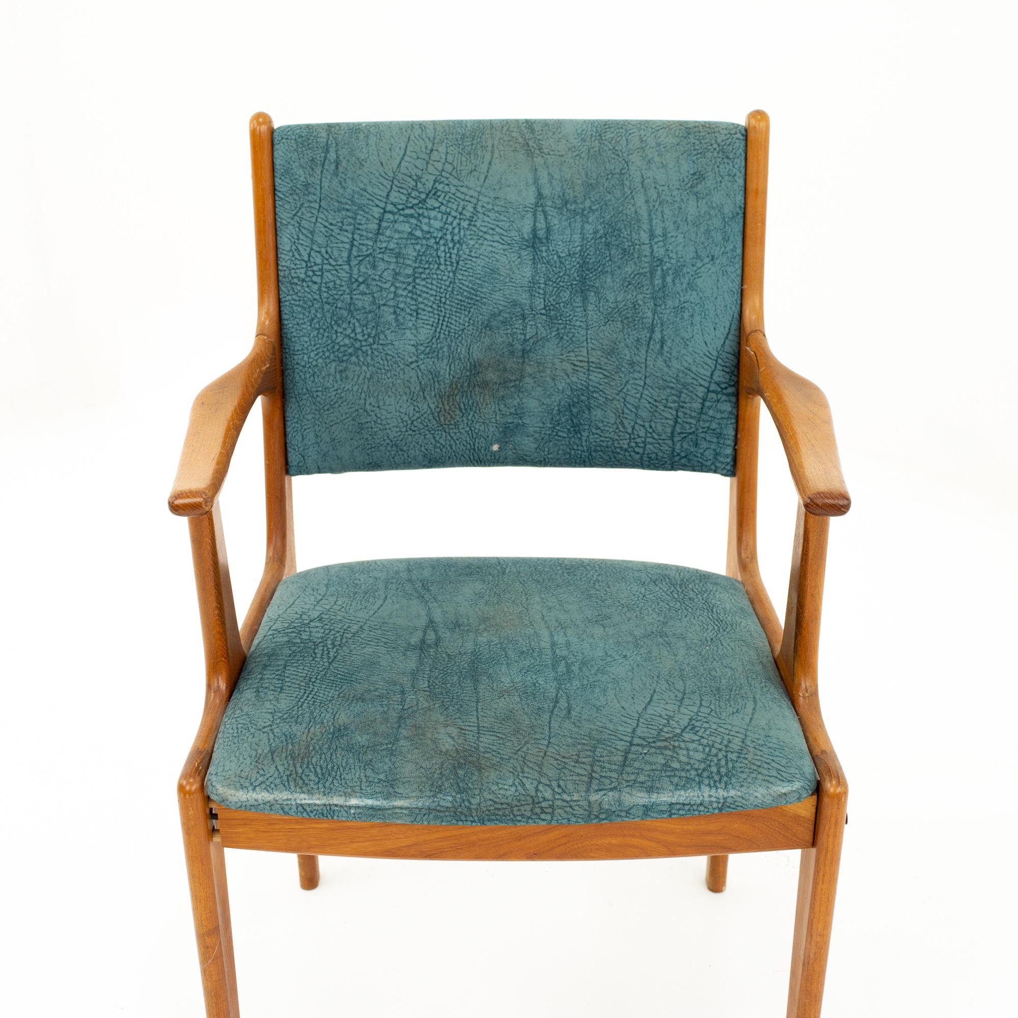 Mid Century Teak Dining Chairs, Set of 6 3