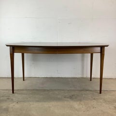 Tavolo da sala da pranzo in noce di metà secolo