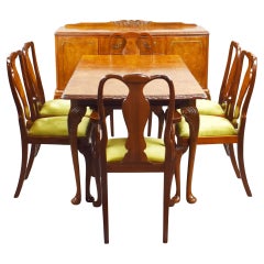 Mid Century Walnut Dining Suite