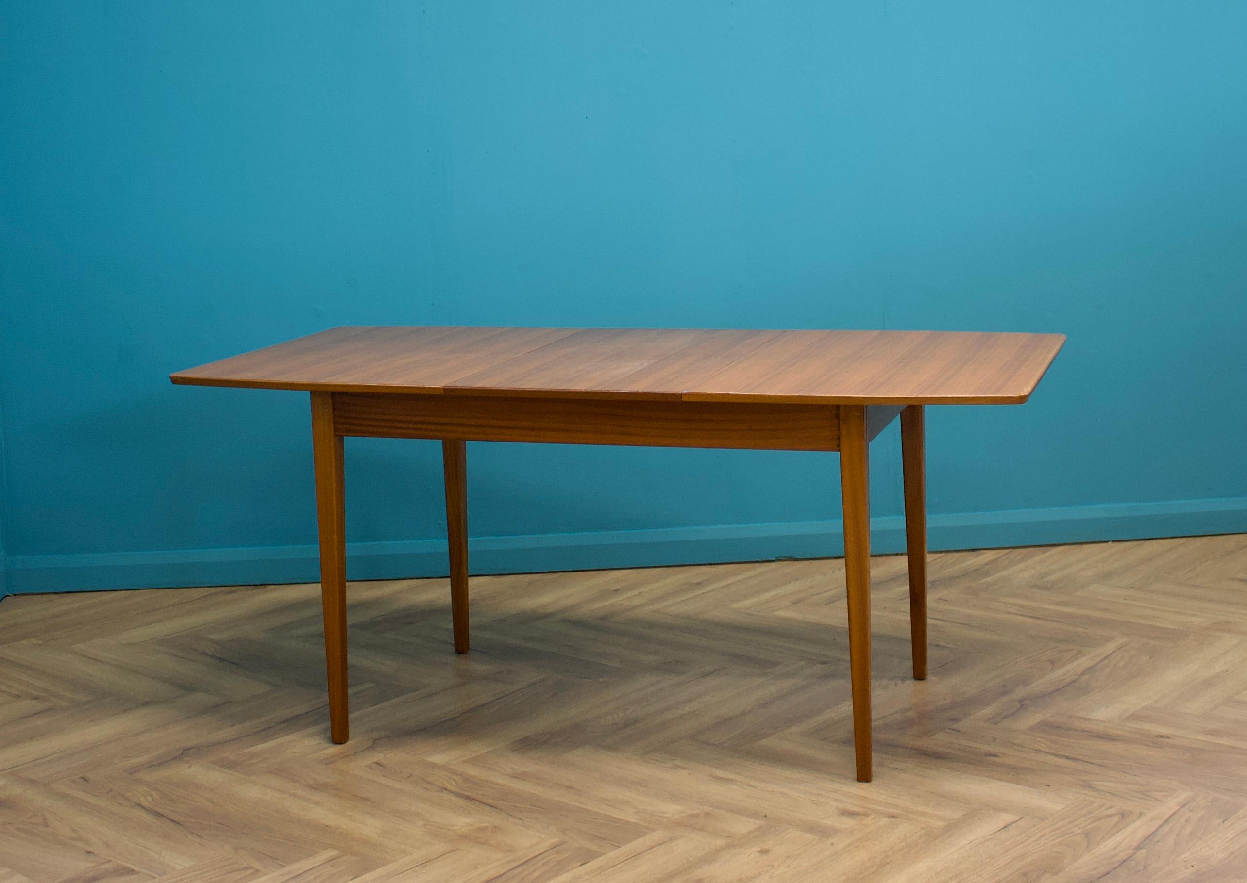 Mid Century Walnut Dining Table, 1960s For Sale 3