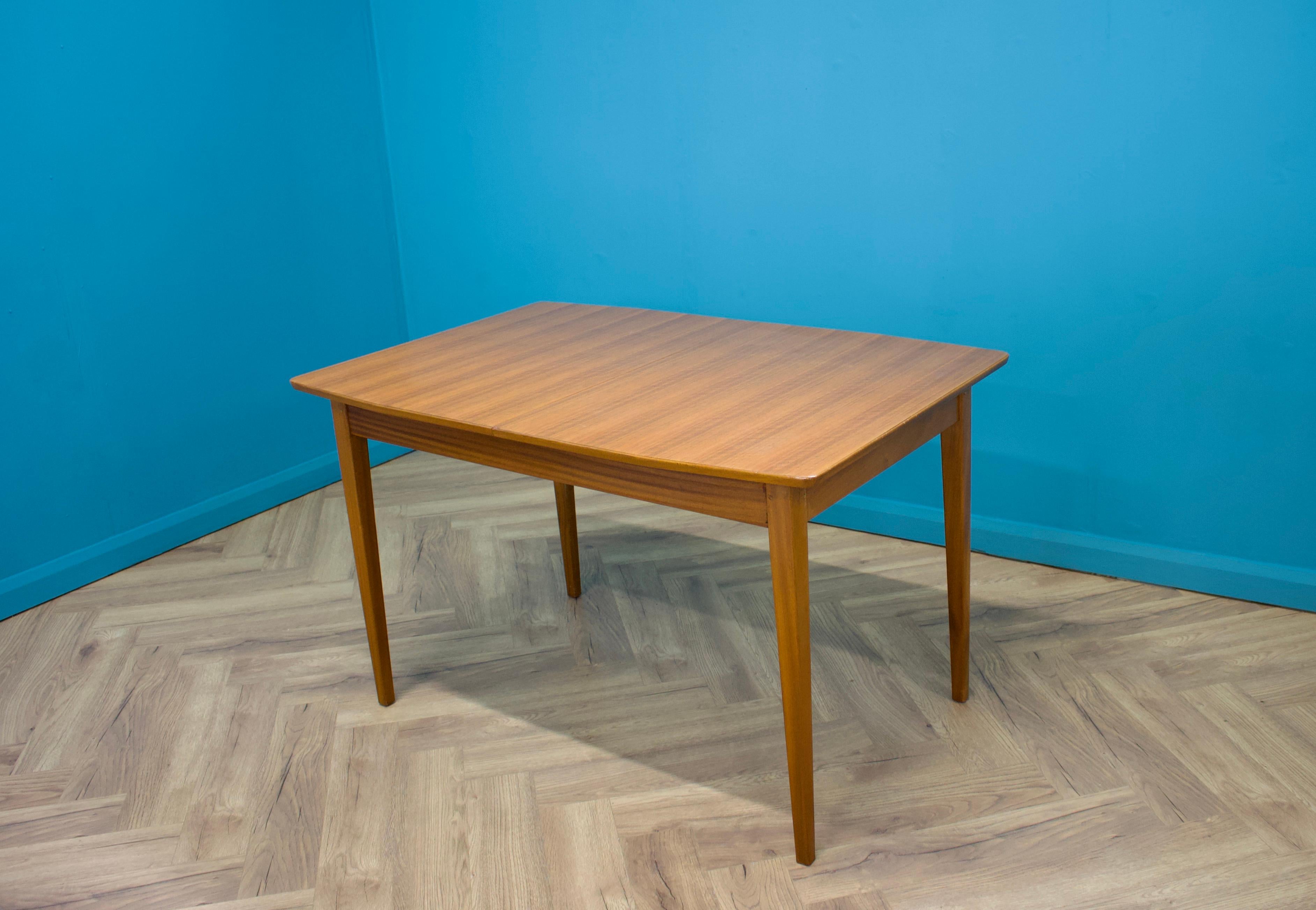 Mid-Century Modern Mid Century Walnut Dining Table, 1960s For Sale