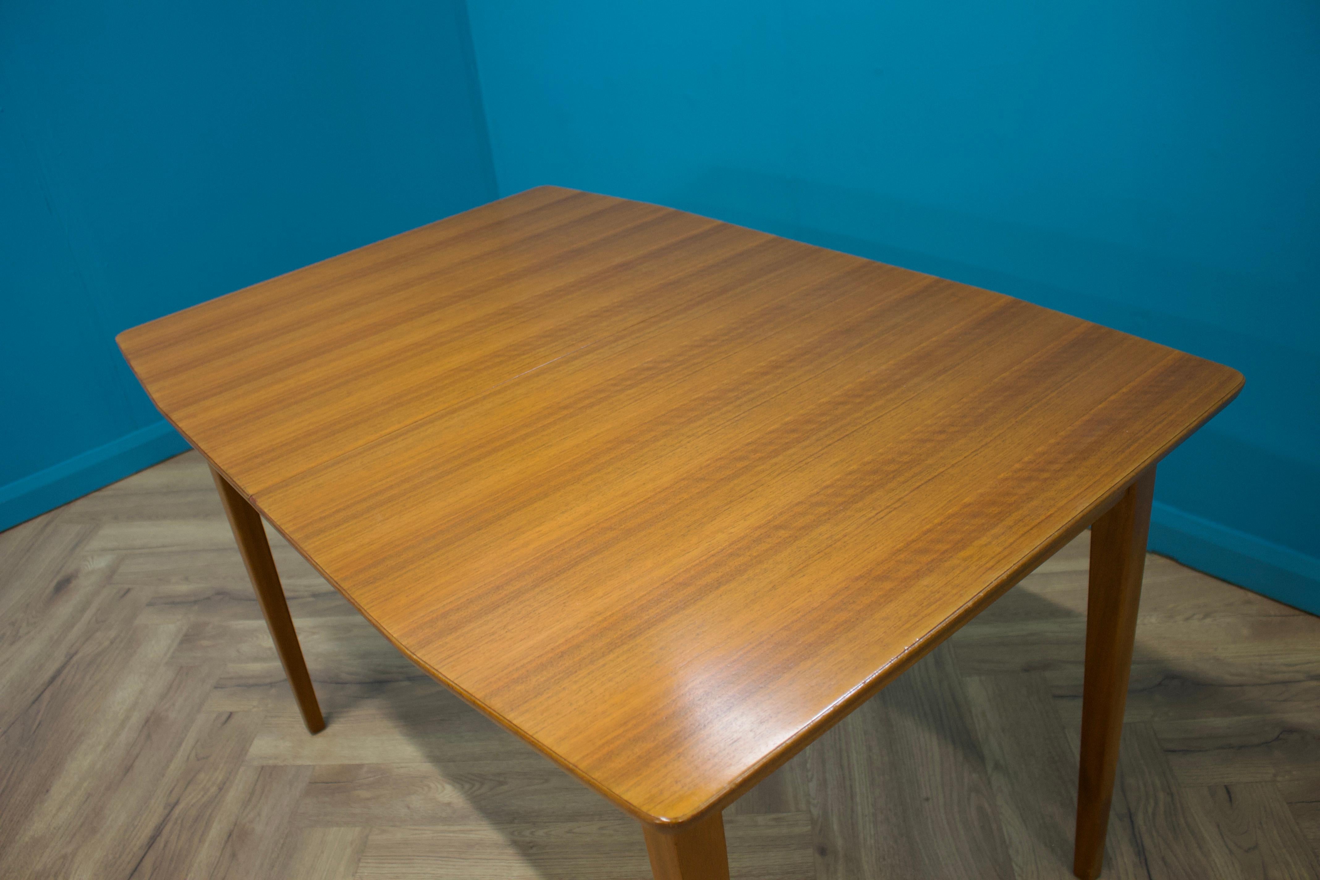 British Mid Century Walnut Dining Table, 1960s For Sale