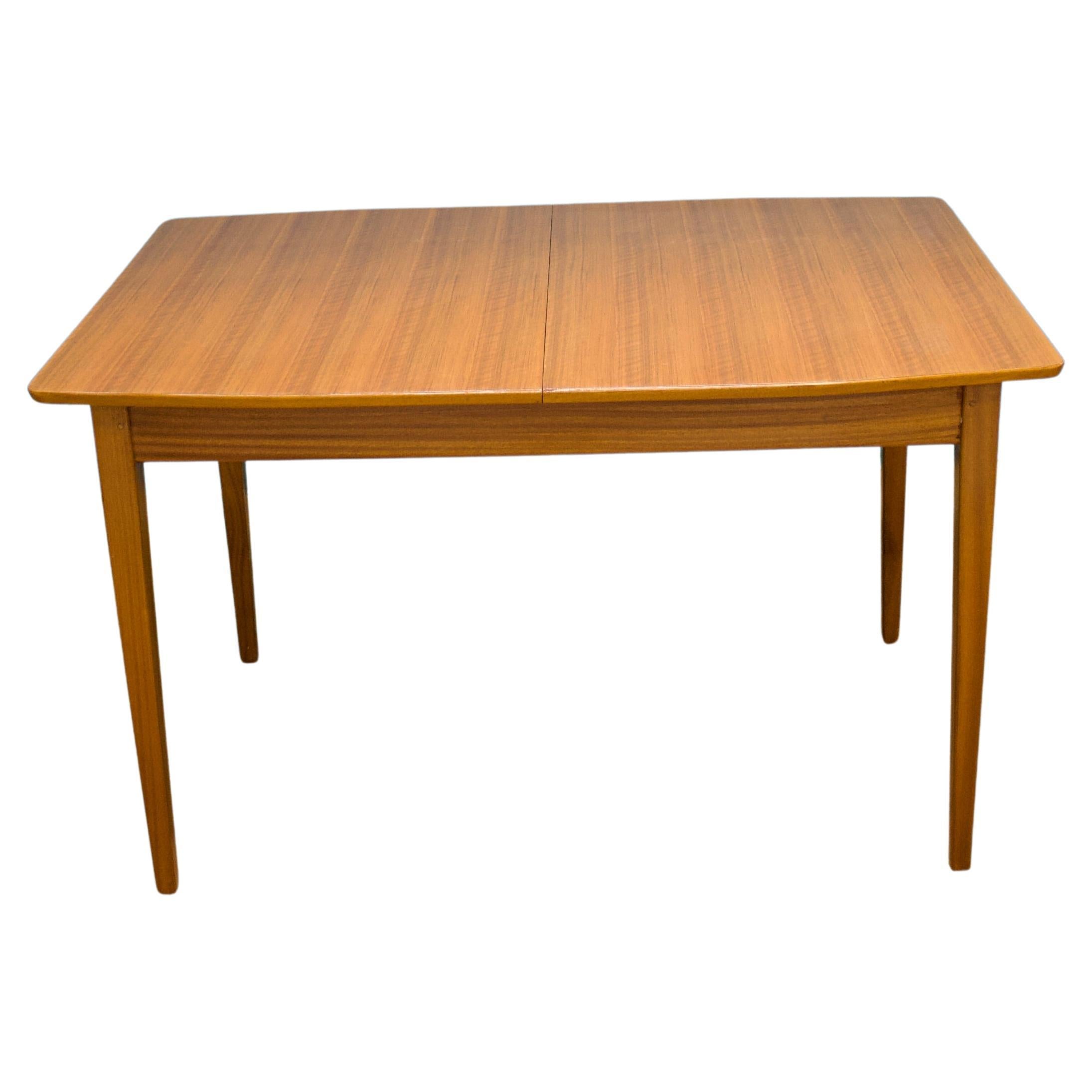 Mid Century Walnut Dining Table, 1960s For Sale