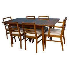 Mid-Century Walnut Dining Table and 6 Chairs from Gimson and Slater, 1950s