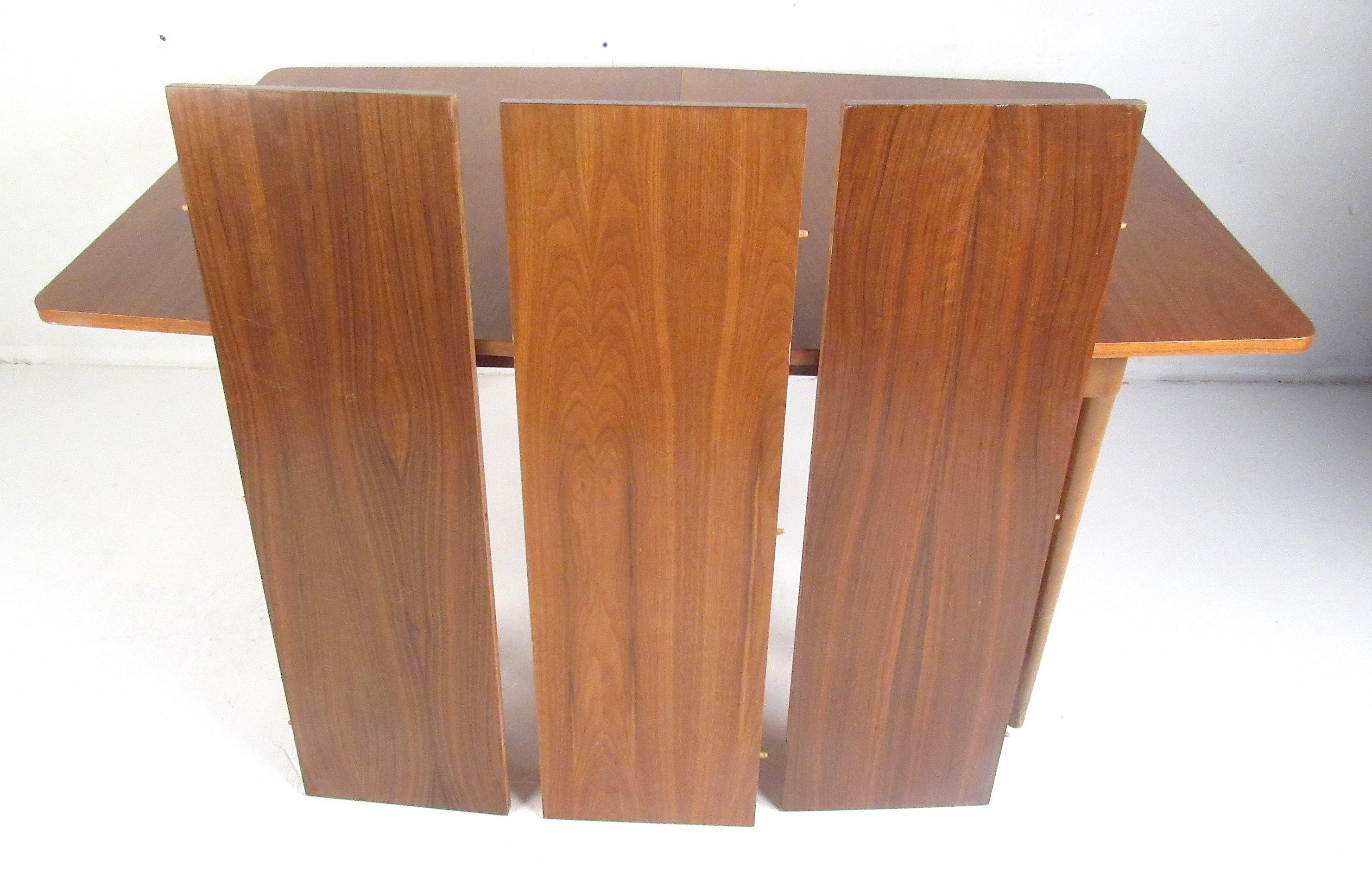 Midcentury Walnut Dining Table 7