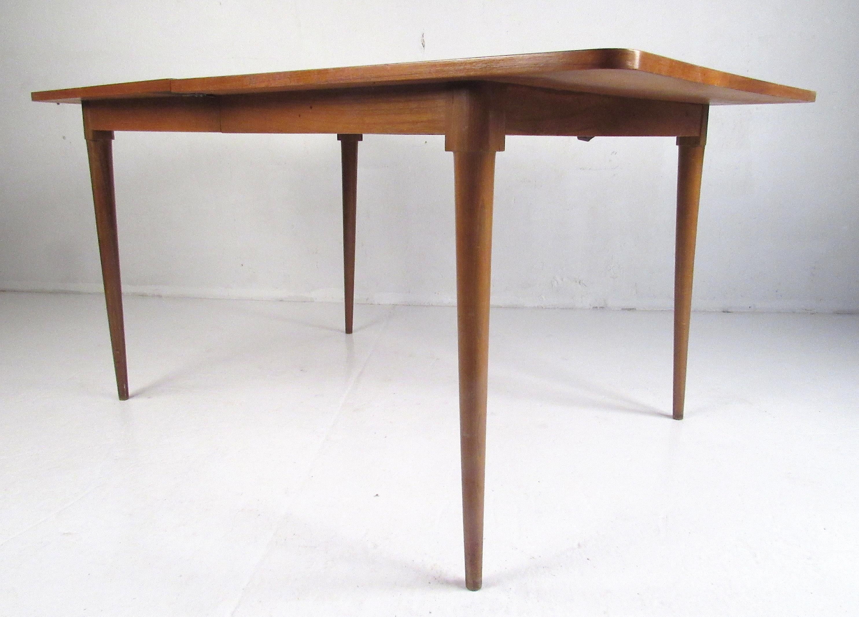 Mid-Century Modern Midcentury Walnut Dining Table