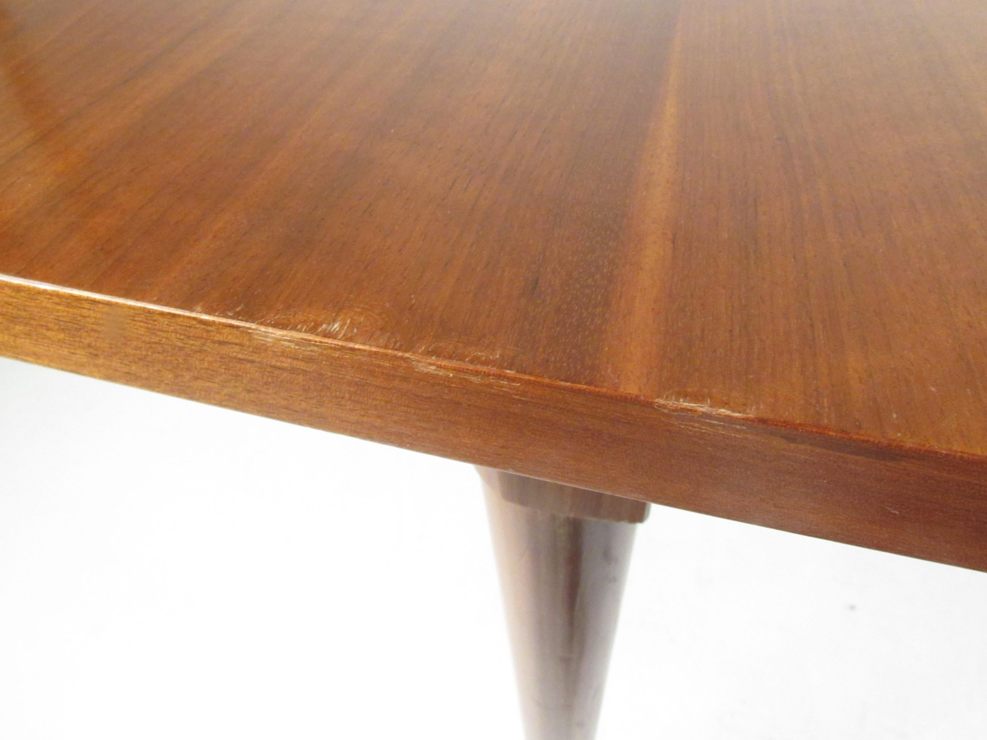 Midcentury Walnut Dining Table 1