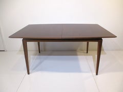Mid Century Walnut Dining Table in the Style of Danish Modern