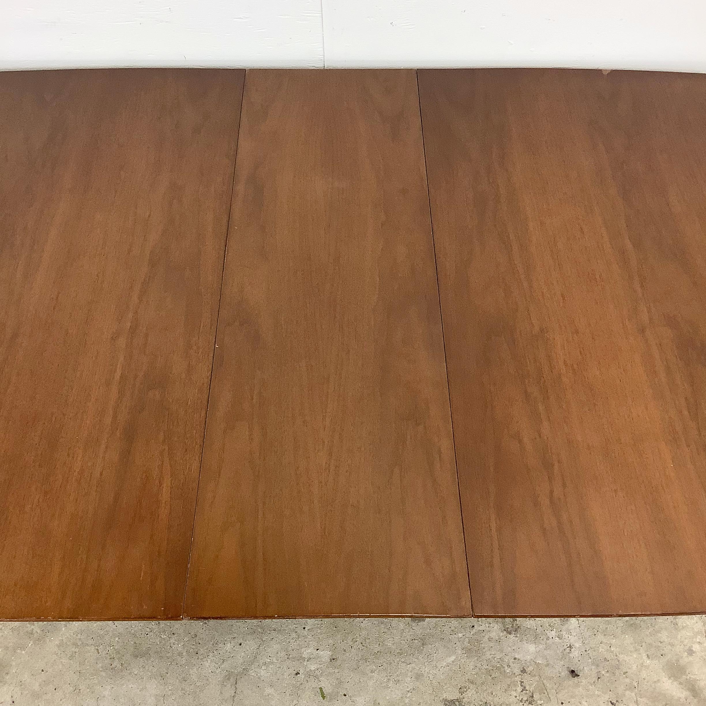 20th Century Mid-Century Walnut Dining Table w/ leaf