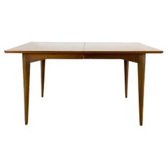 Mid-Century Walnut Dining Table with Leaf