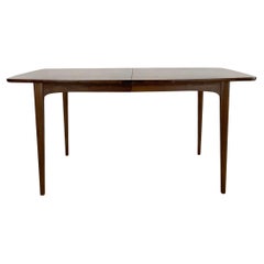 Mid-Century Walnut Dining Table with Leaf