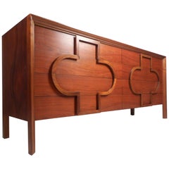 Mid-Century Walnut Dresser by Edmund Spence