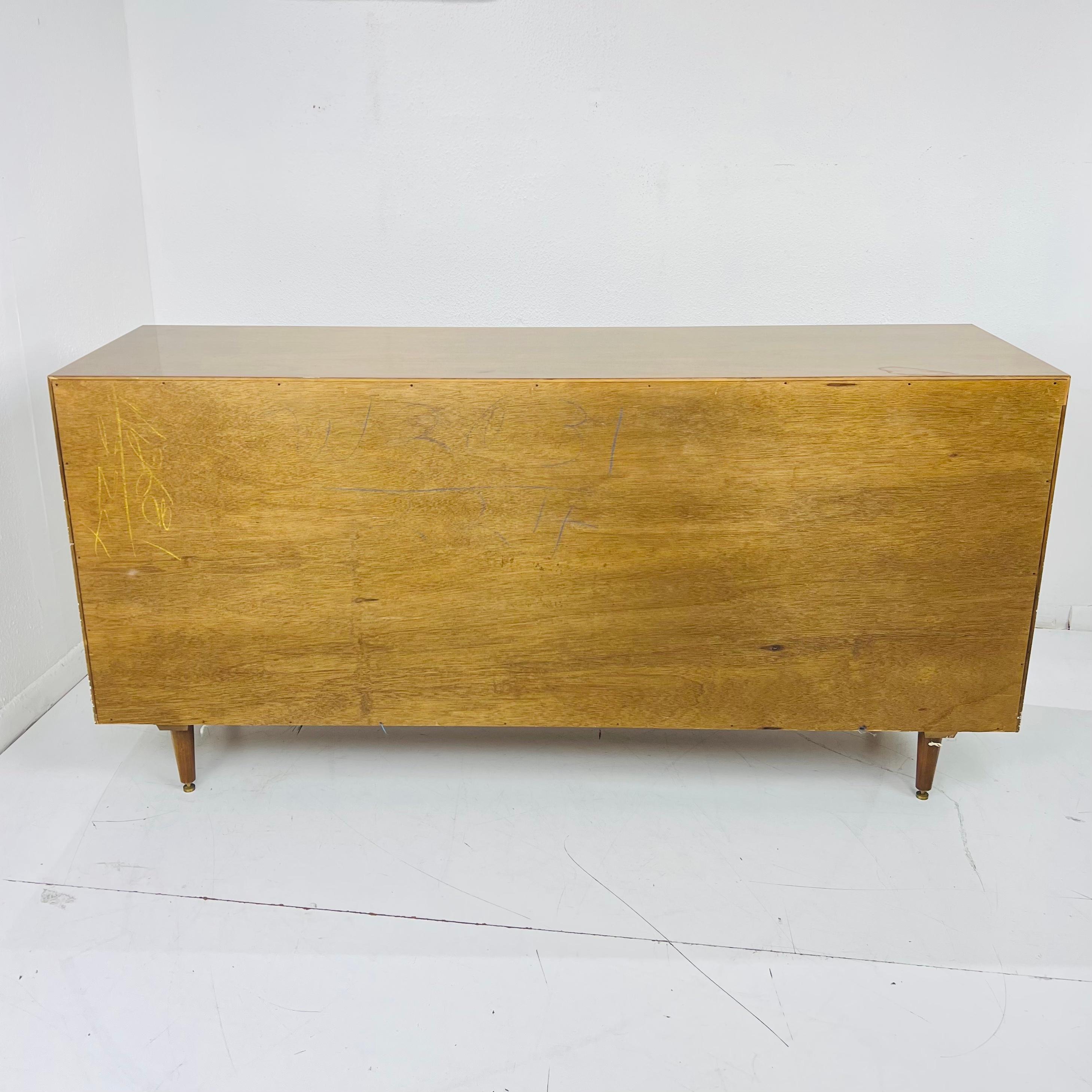 Mid Century Walnut Dresser by Greta Grossman For Sale 12